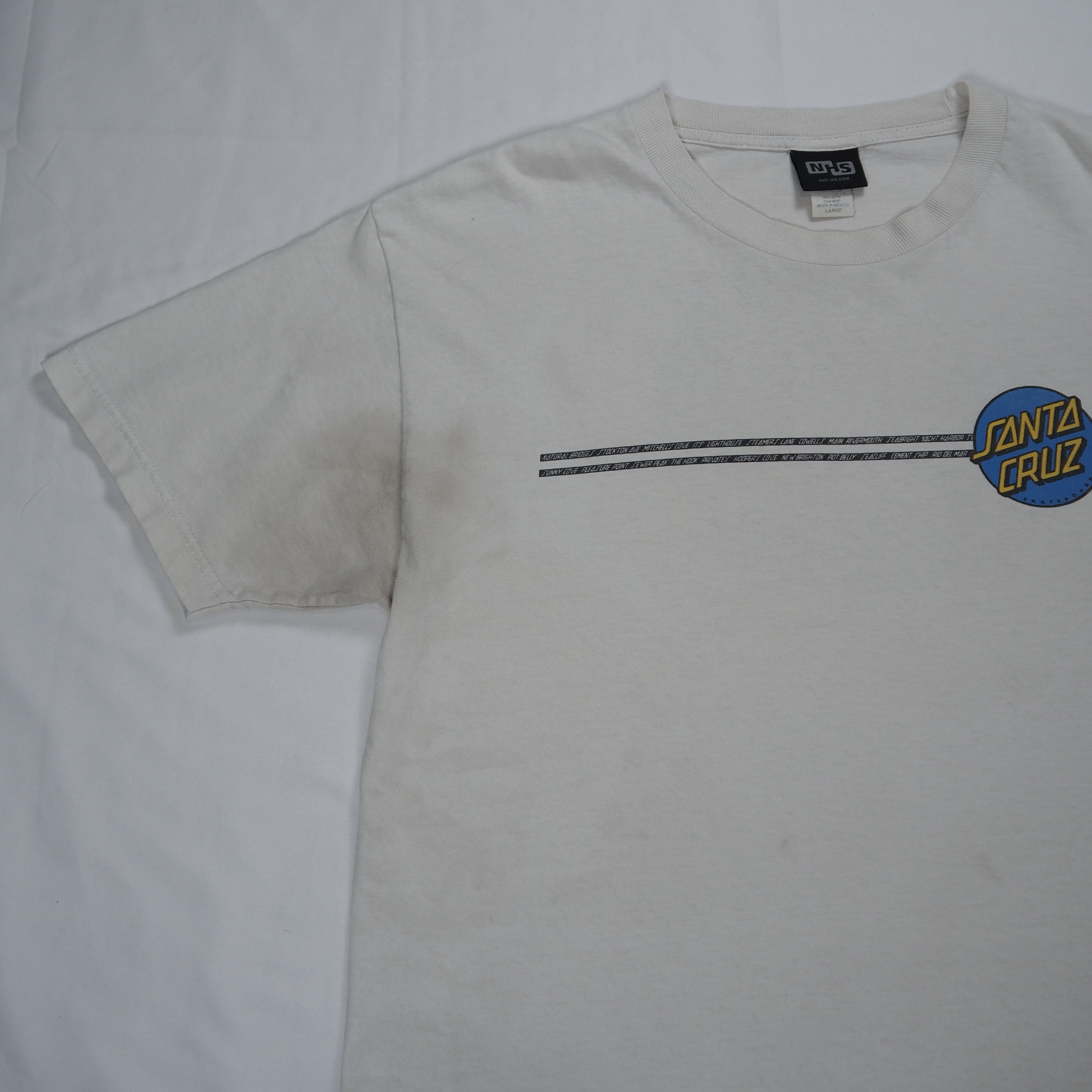 00’s NHS サンタクルーズ Tシャツ Lサイズ の画像 16