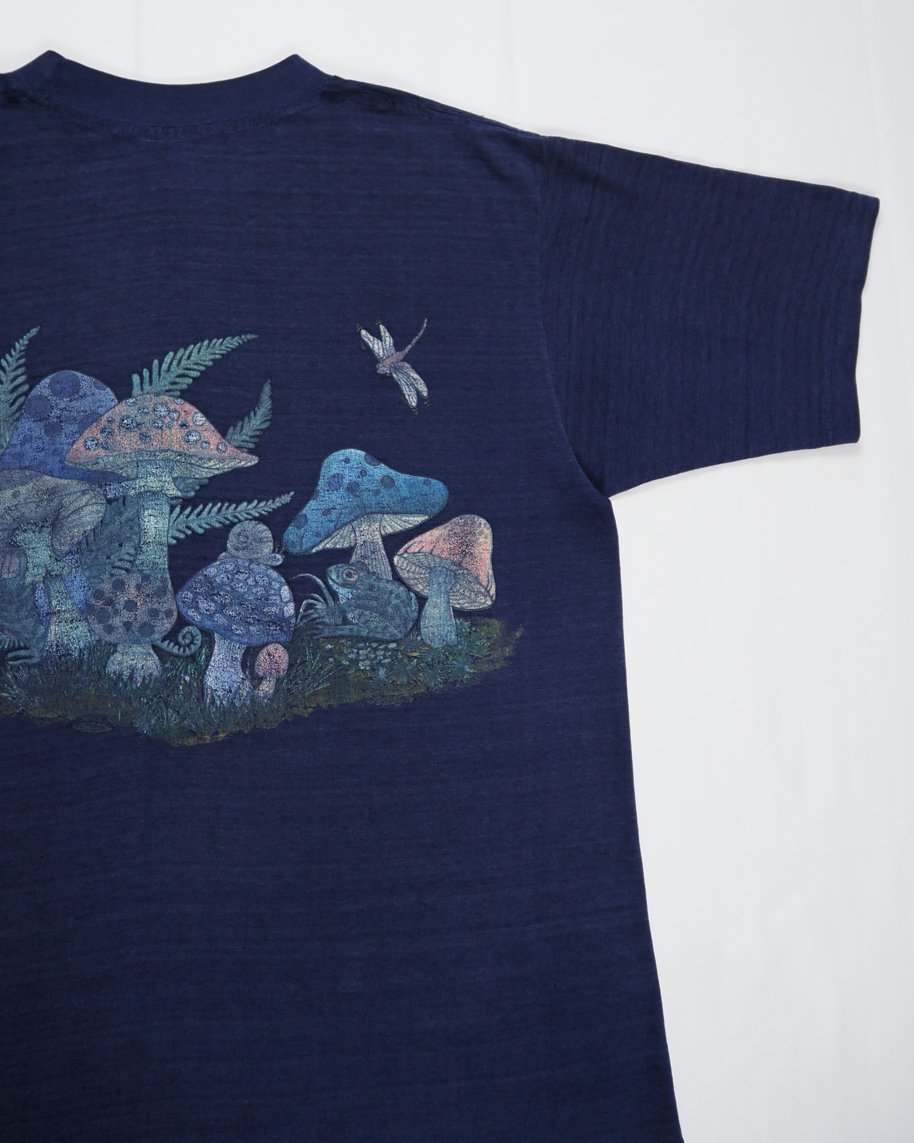 【5/6(水) 20:00入荷】70’s-80’s プリントTシャツ マッシュルーム の画像 4