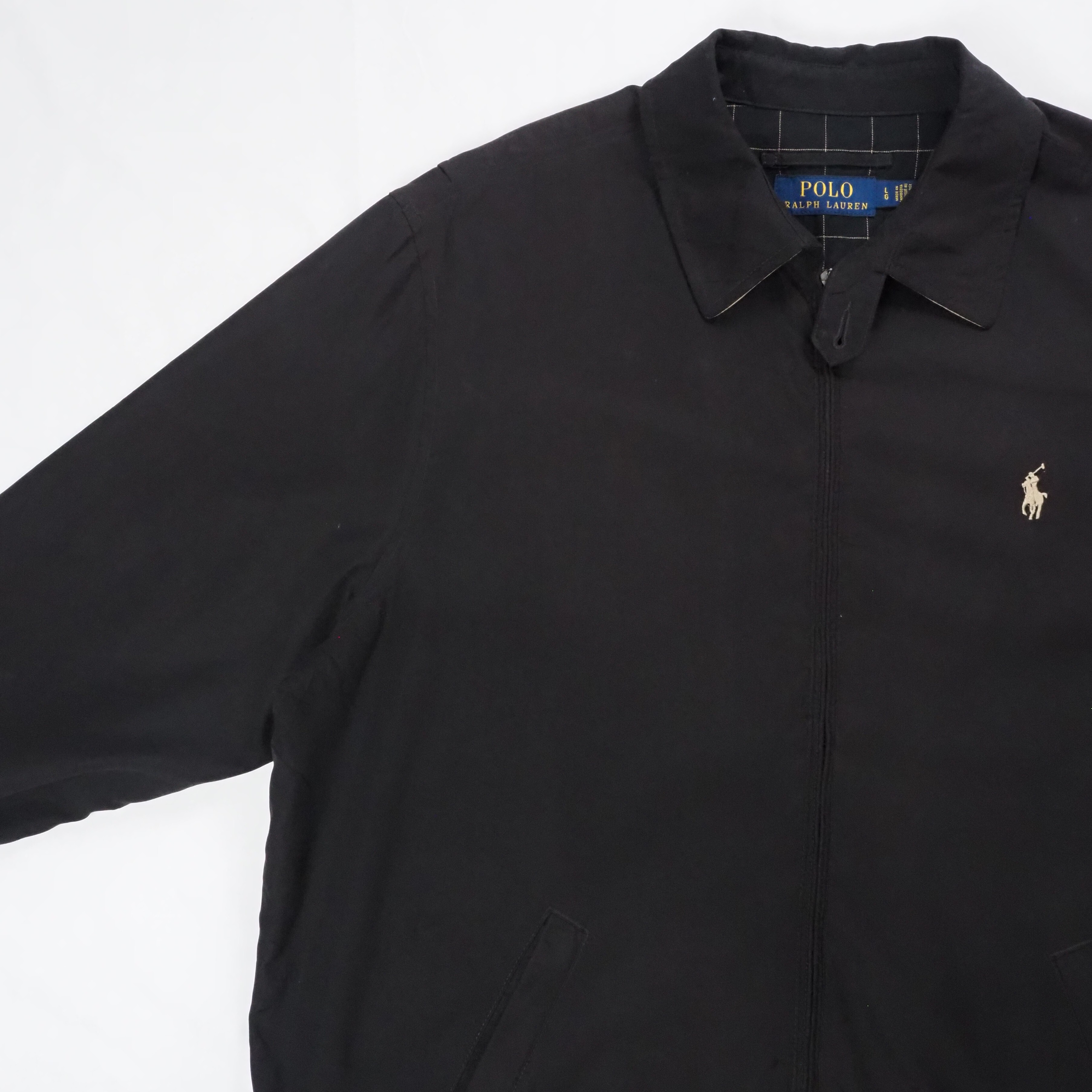 00's Ralph Lauren スイングトップ ブラック Lサイズ の画像 4