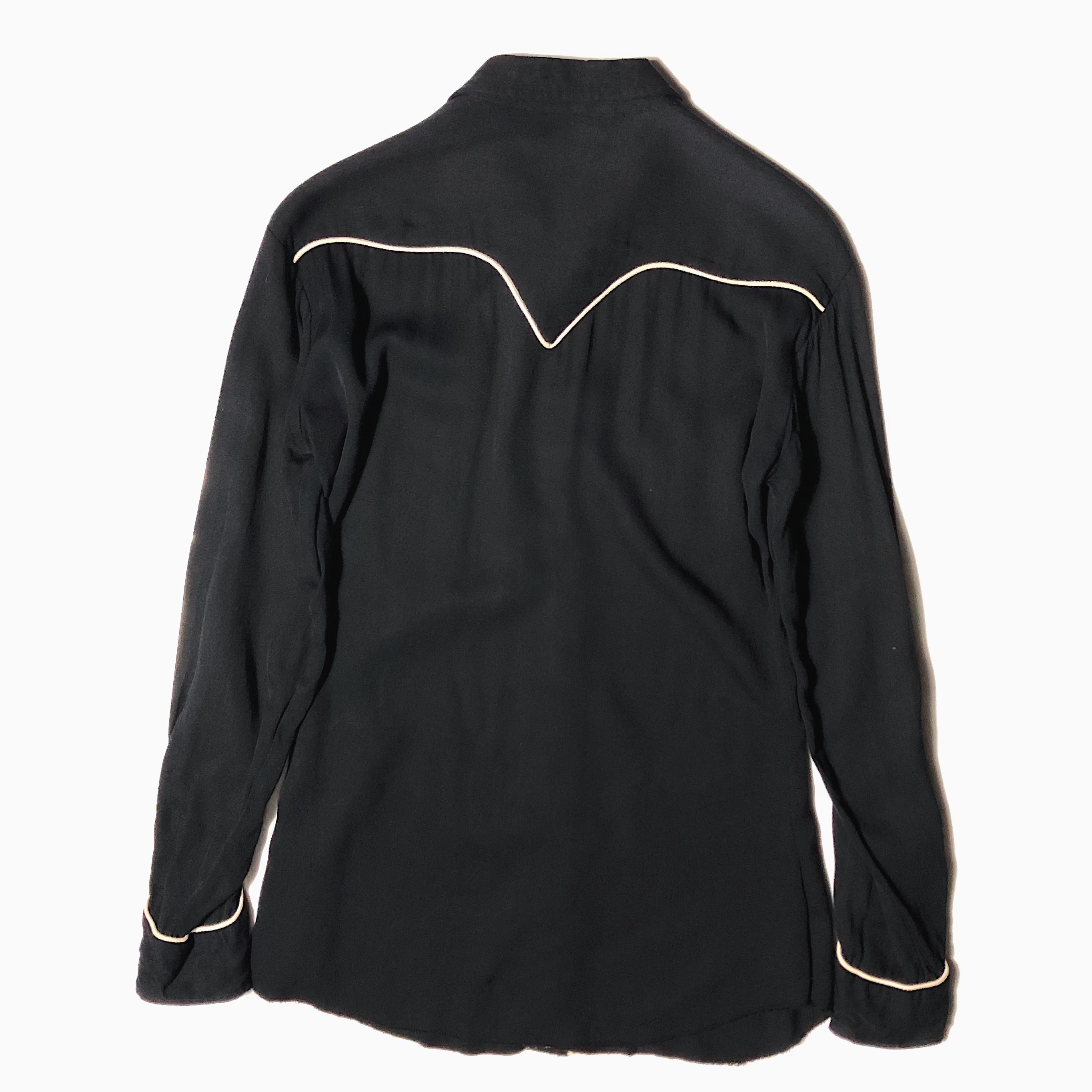 Vintage 50's【H BAR C】Western Shirt の画像 2