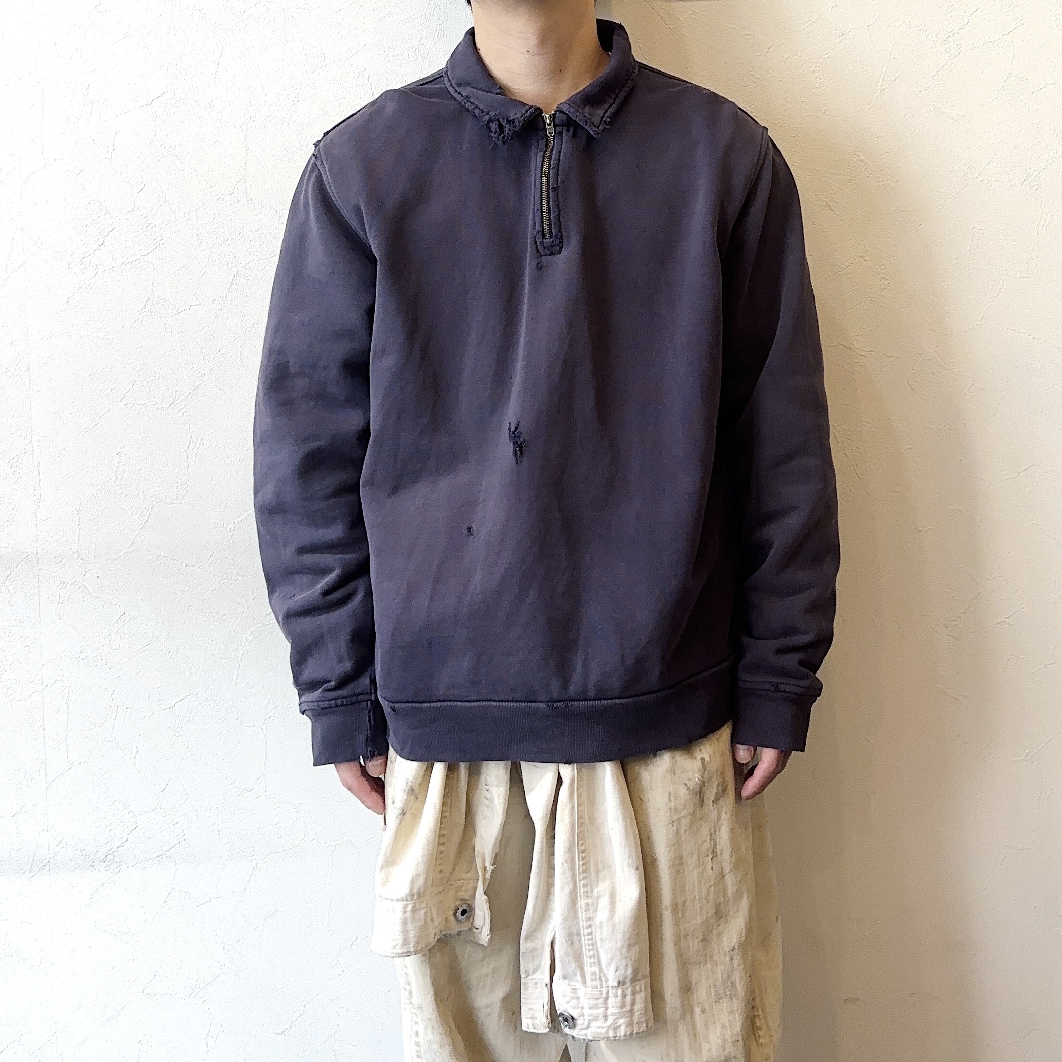 Y2K【LAND' END】Grunge Half Zip Sweat の画像 4