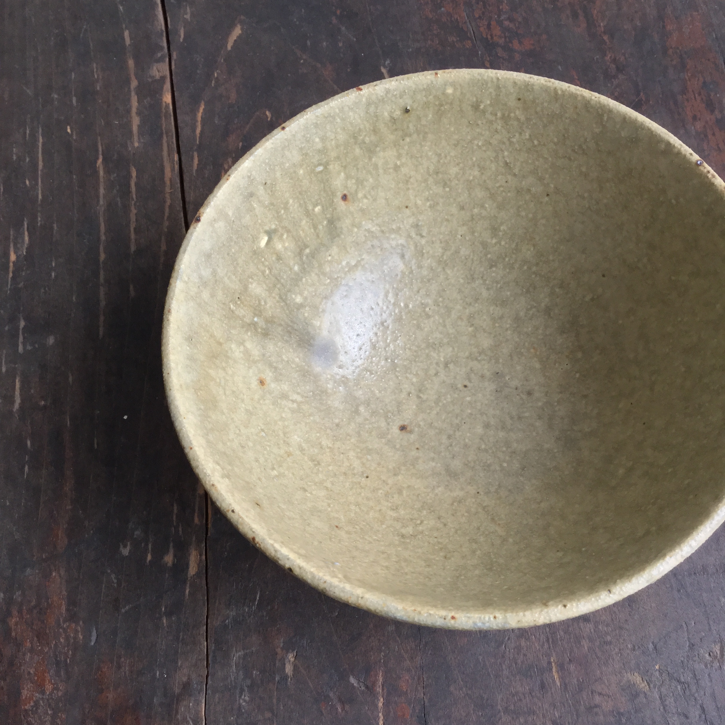 【恵山・小林耶摩人】 ボウルS 灰釉 φ13.5㎝×h6.5㎝ - 画像3