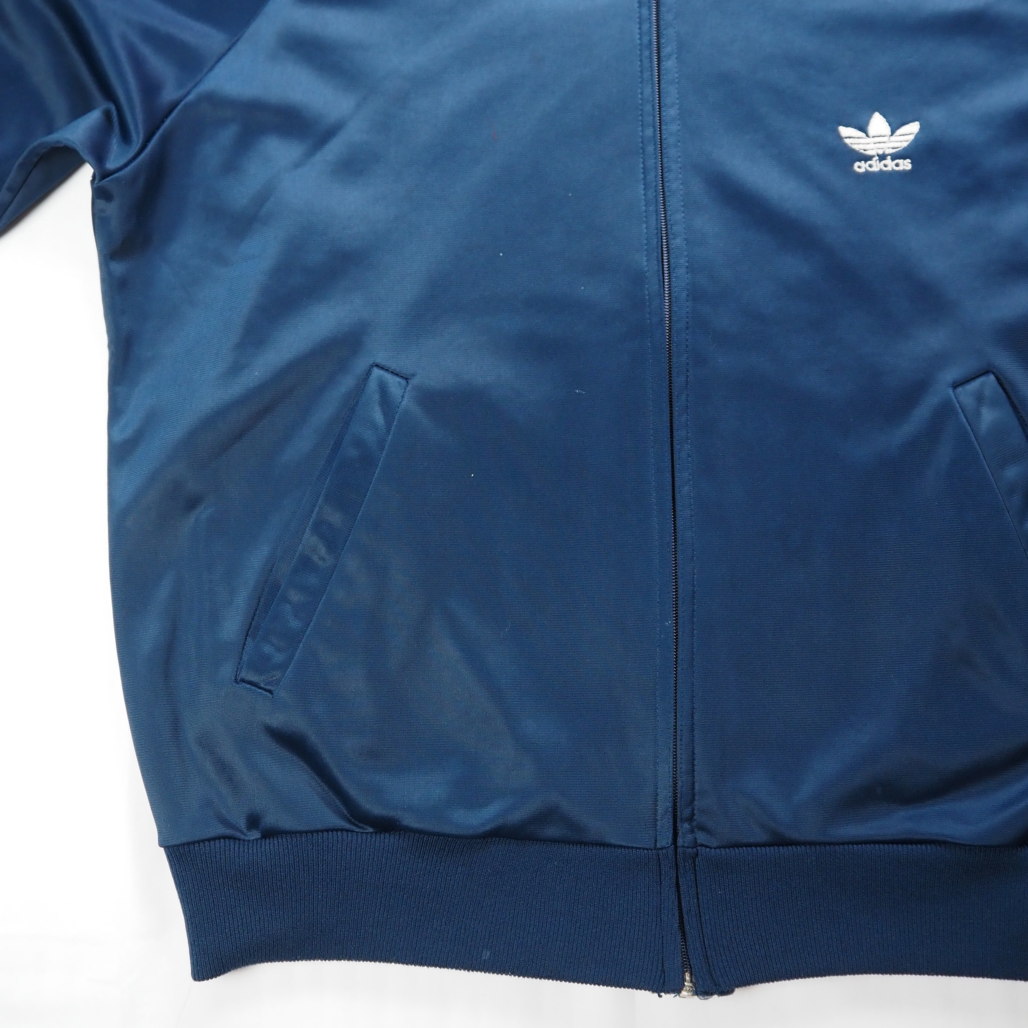 【9/23 20:00入荷】80's Adidas ATP ジャケット ネイビー Lサイズ の画像 5