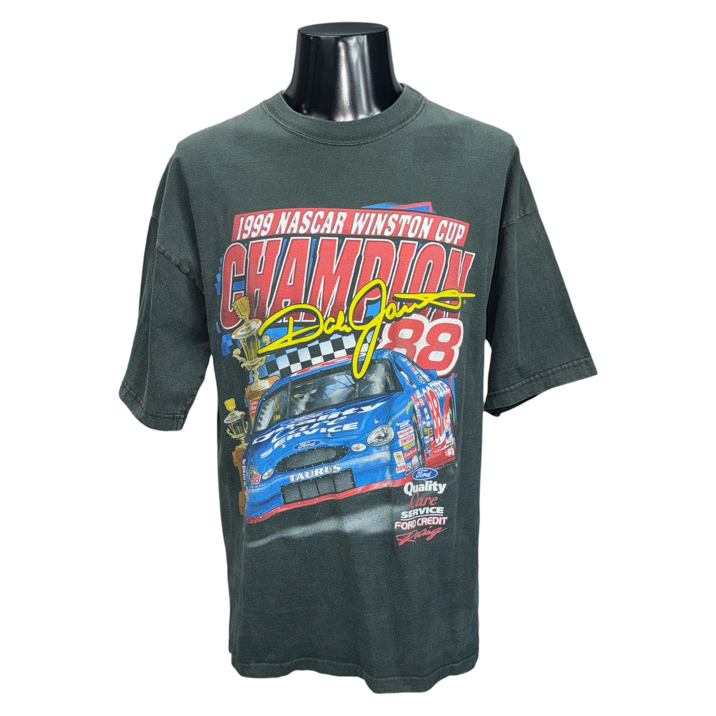 【CHASE AUTHENTICS】チェイスオーセンティックス “1999 NASCAR CHAMPION DALE JARRETT” 90’s Tシャツ