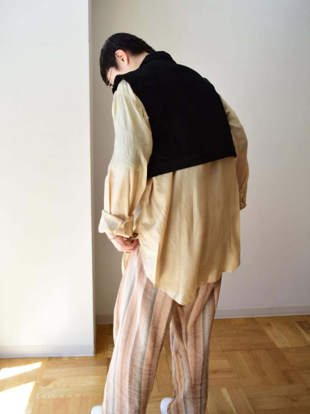 Suede short vest の画像 4