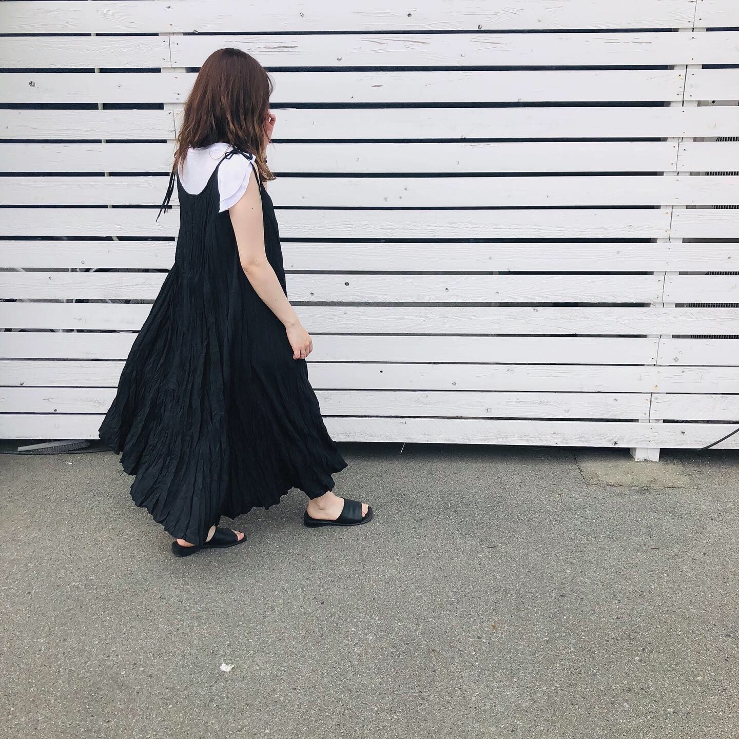 シワ加工ワンピース Reve