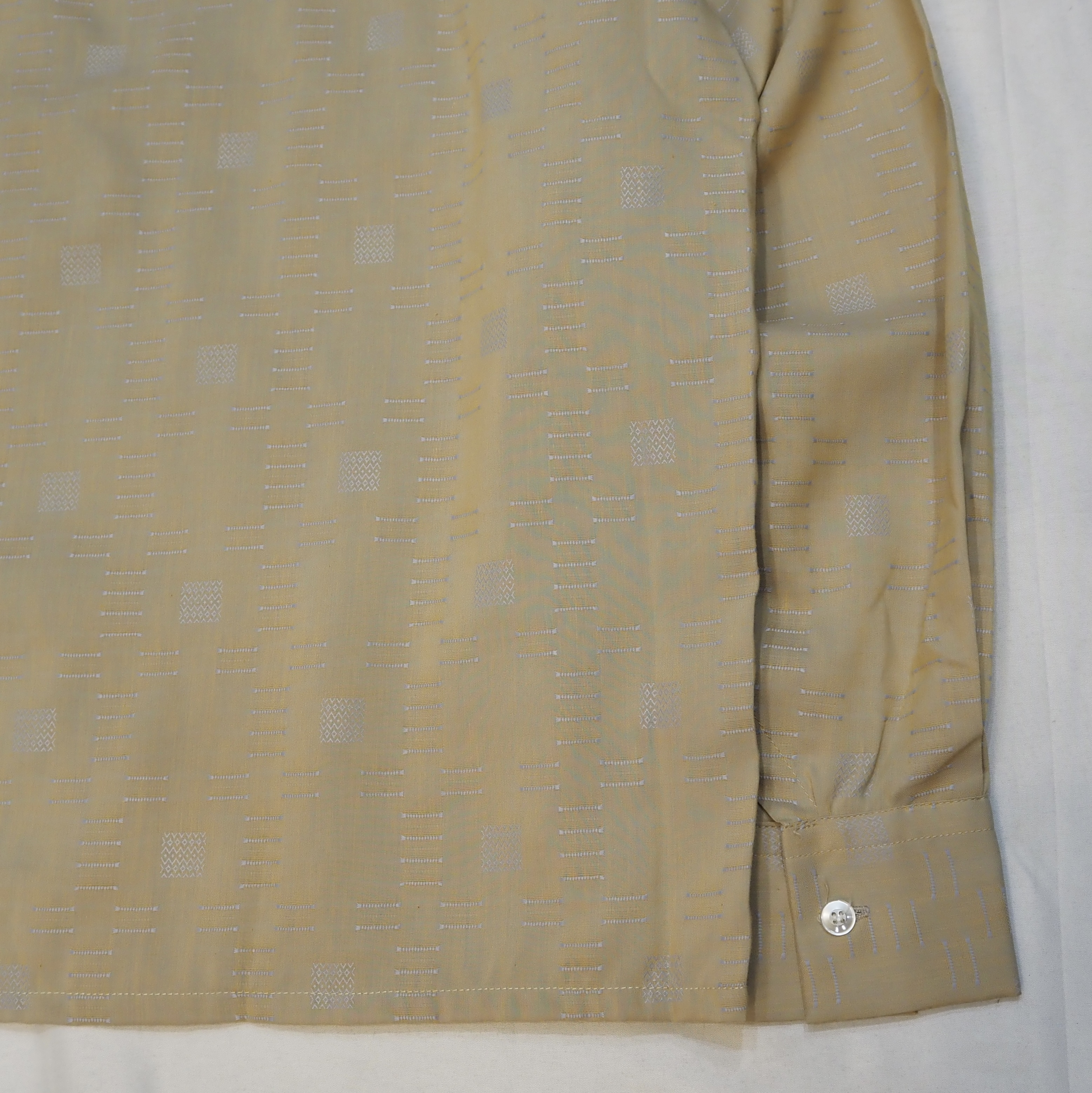 50’s Cotton Button Up Shirt Size L の画像 14