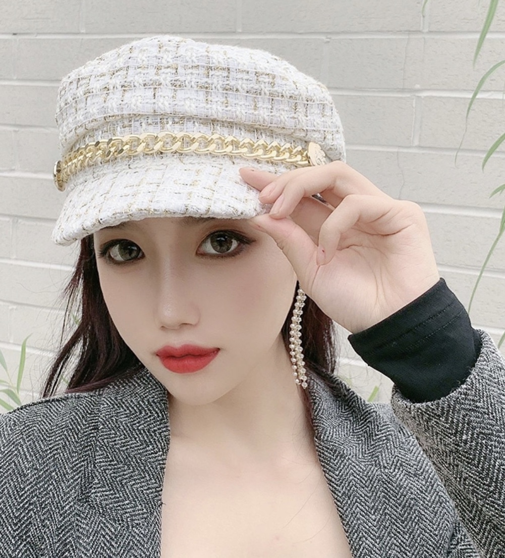 レディースファッション 小物 アクセサリー キャスケット ベレー帽 ツイード柄 春コーデ 新作 帽子 More Lluze モア ルーゼ レディースファッション 小物 アクセサリー キャスケット ベレー帽 ツイード柄 春コーデ 新作 帽子 More Lluze モア ルーゼ