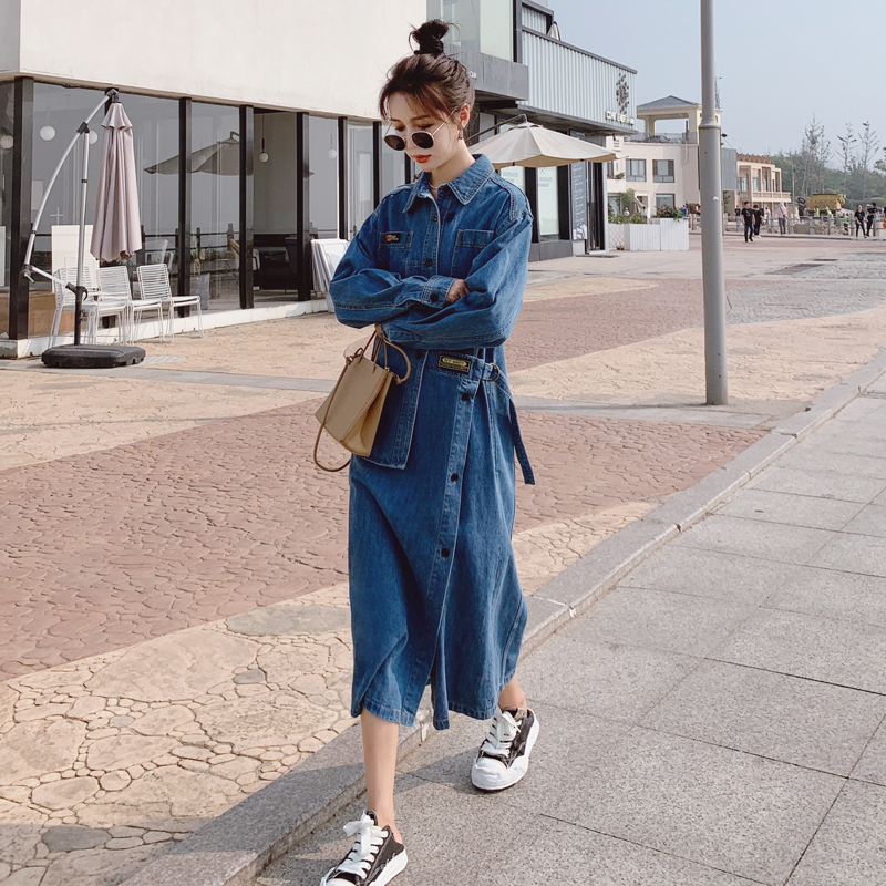 アシンメトリー かっこいい レディース服 デニムワンピース 2way ロングコート インターネット デニムコート その他 個性的 アウター