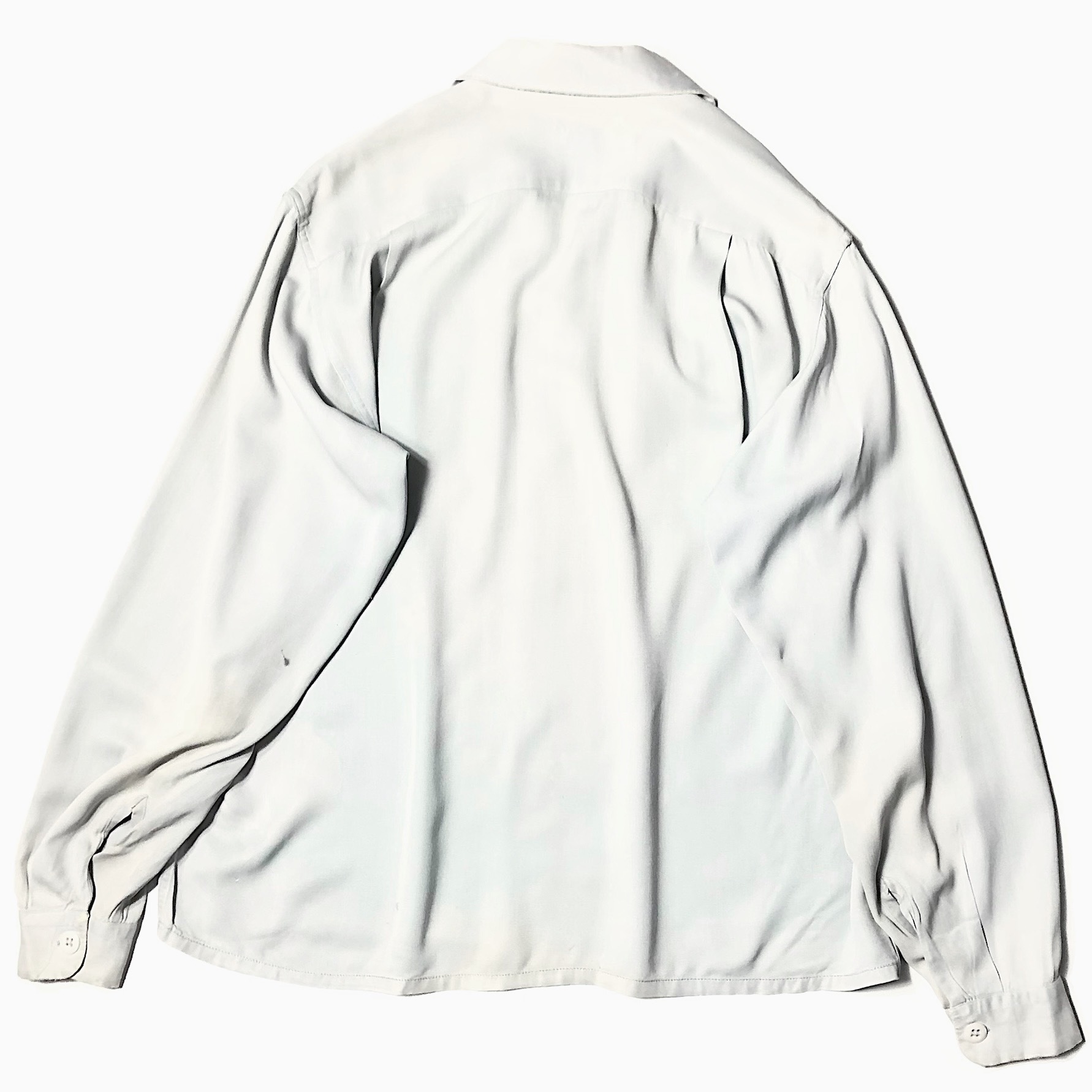 Vintage 40～50's【Royal Knight】Open Collar Rayon Shirt の画像 2