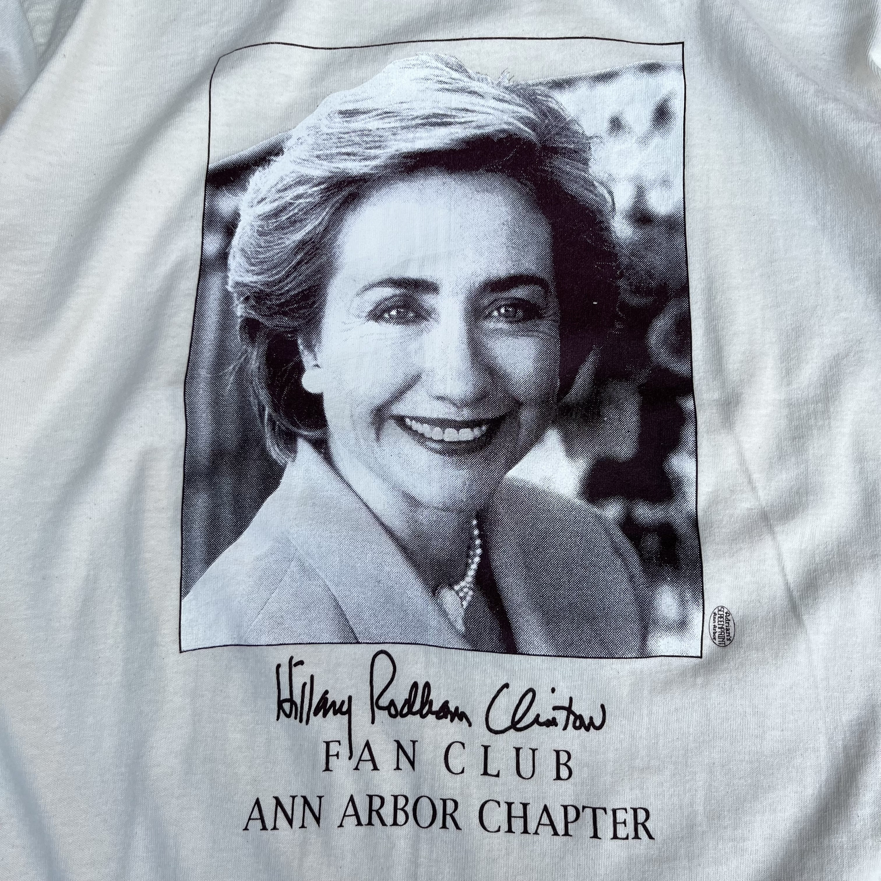 90’s Photo Tee “Hilary Clinton” の画像 3
