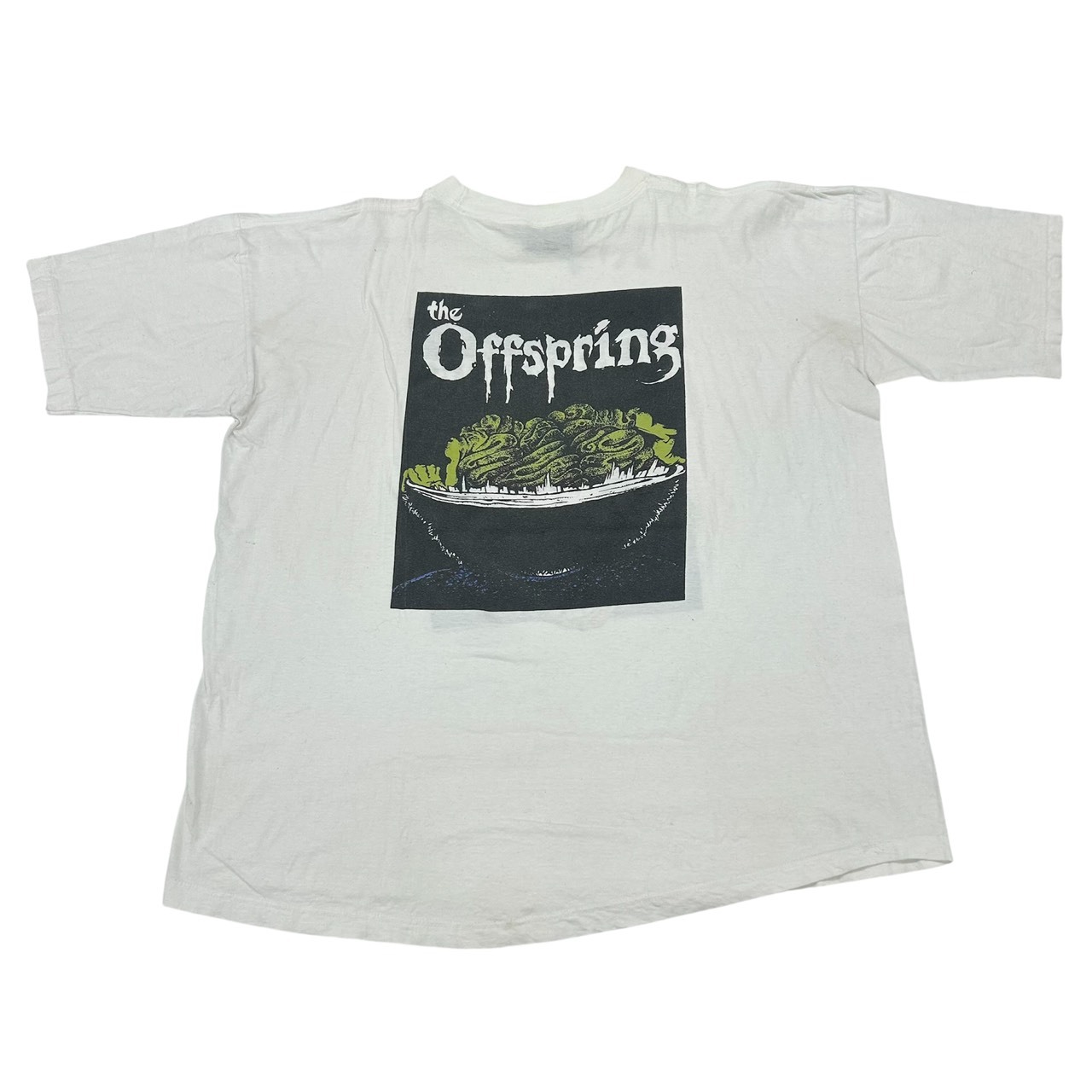 The Offspring Graphic Vintage T-Shirt – White – XL の画像 2