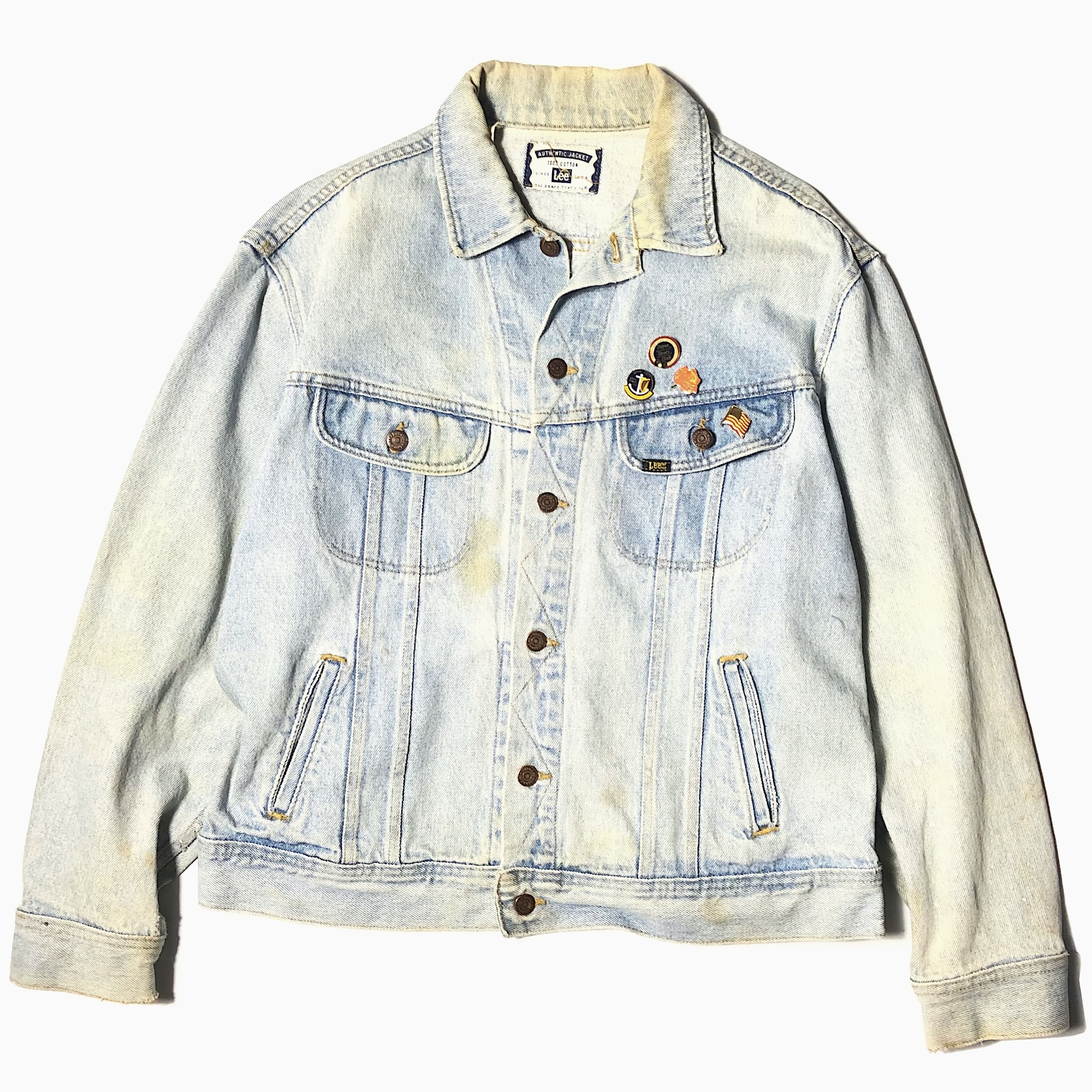 Vintage 80〜90's【Lee】"Minnie Mouse" Grunge Denim Jacket の画像 2