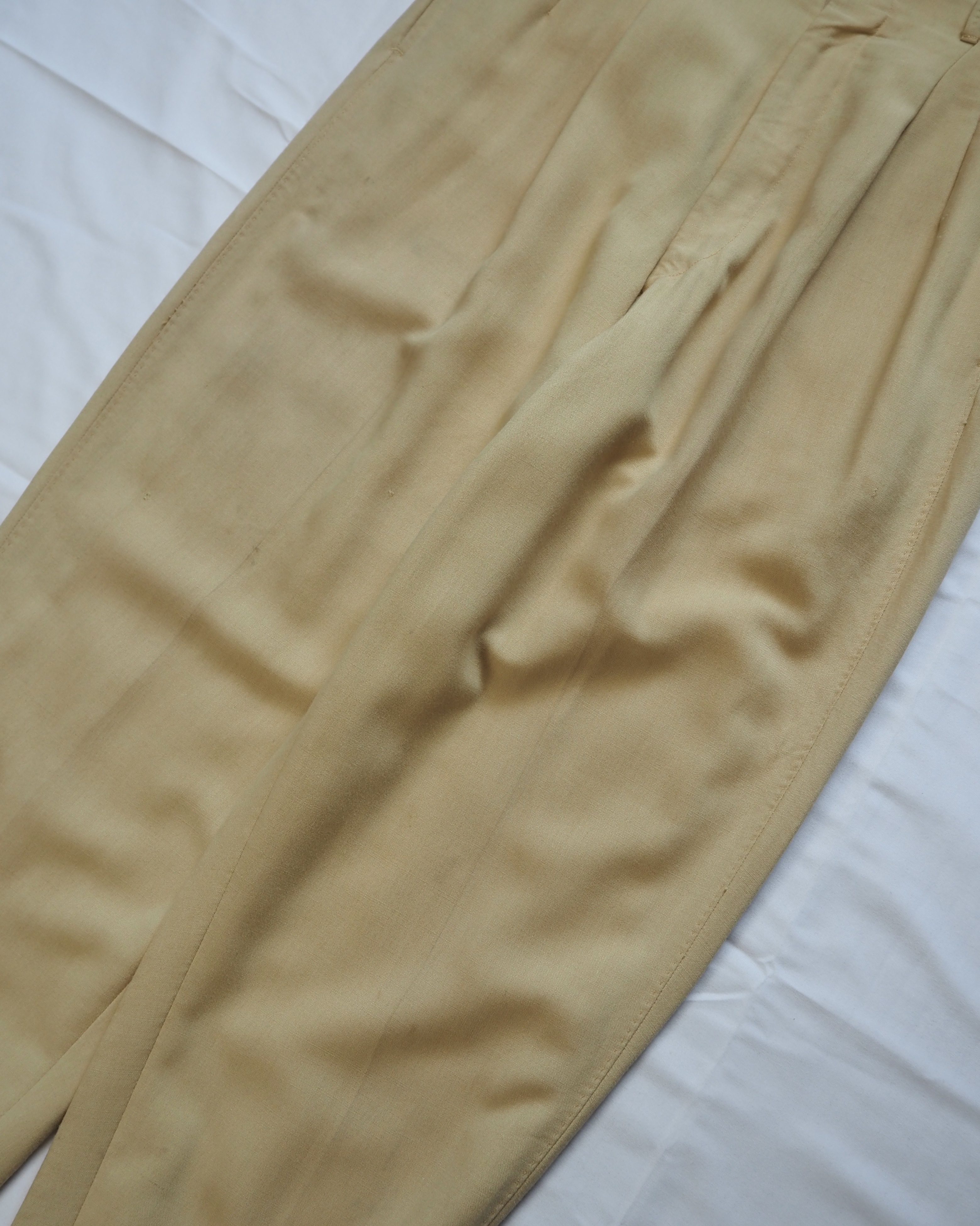 【VCM入荷】50’s ウールスラックス イエロー の画像 8