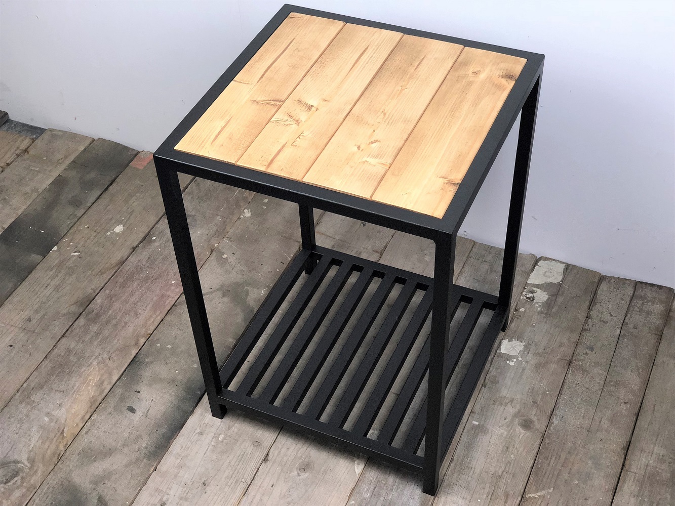 コーヒーテーブル・サイドテーブル【アイアンサイドテーブル/2段/Iron Side table】 | アイアン家具のことならオーダー家具のi