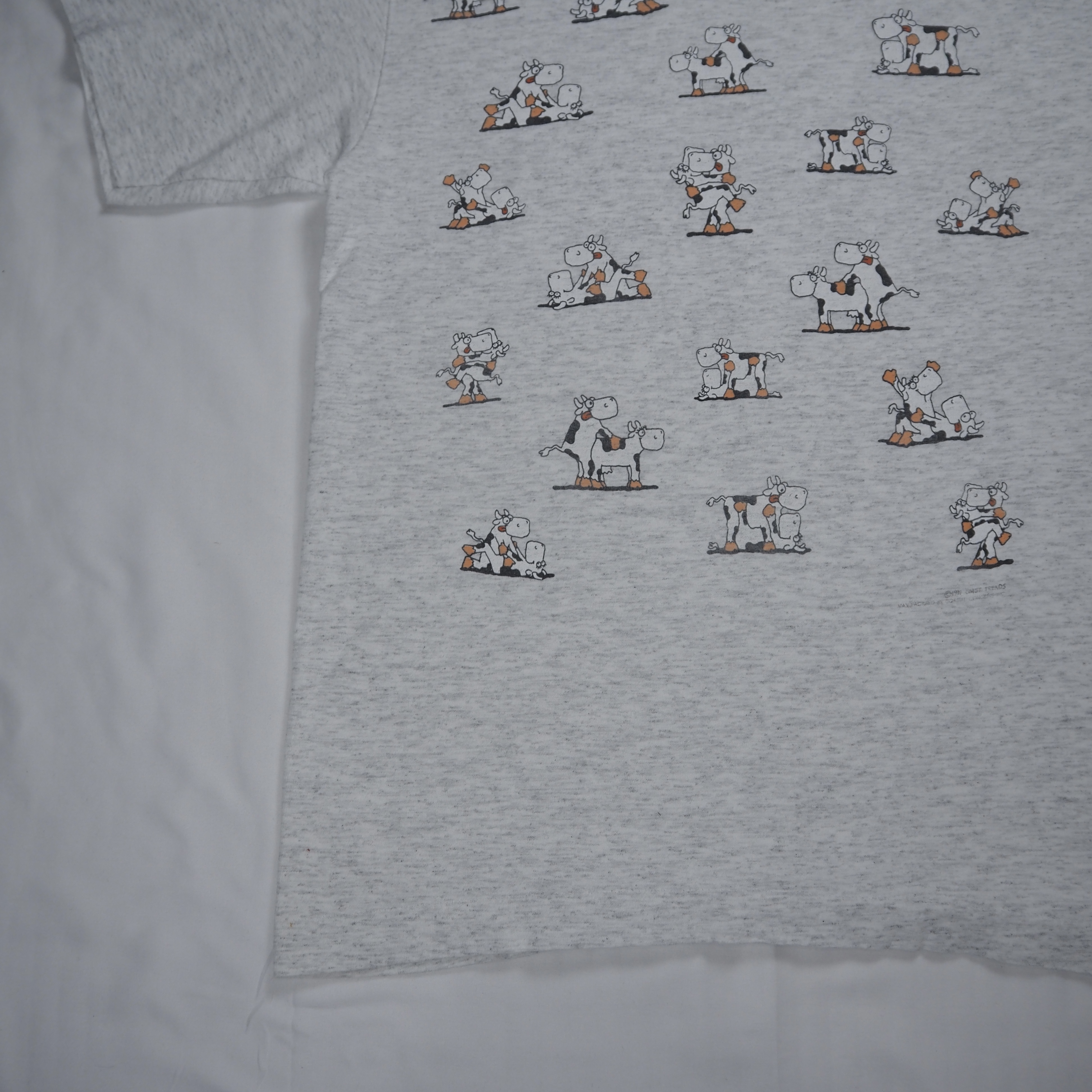 90’s SOF TEE 四十八手Tシャツ ホルスタイン Lサイズ の画像 9