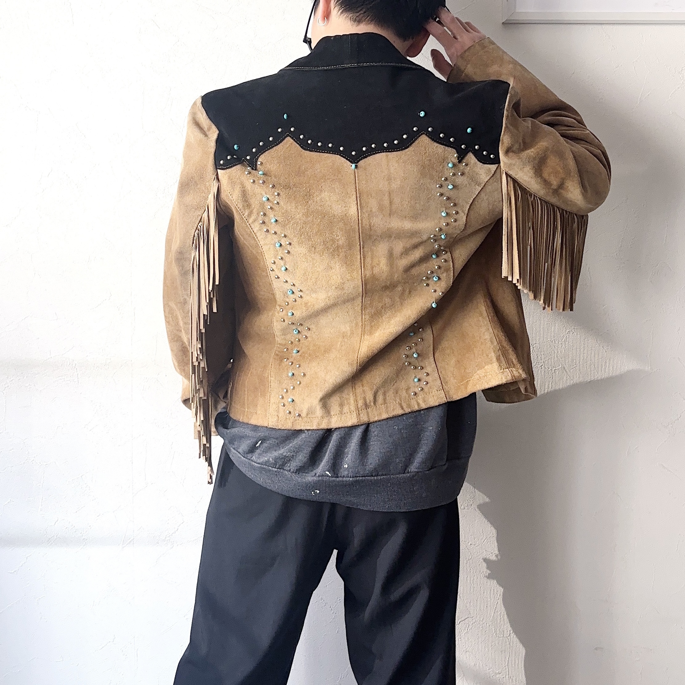 Y2K【Leather Gallery】Western Suede Jacket の画像 4