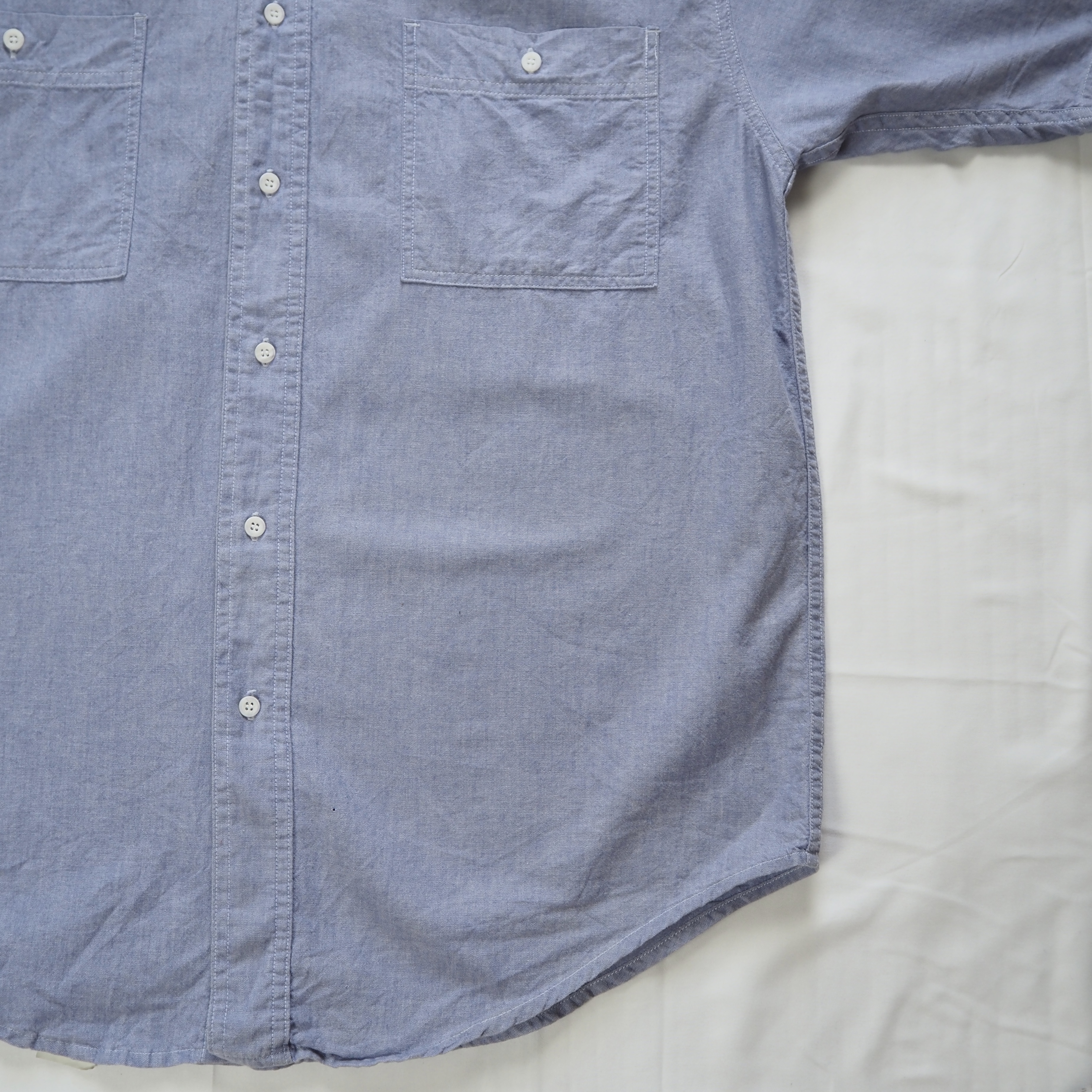 90’s Eddie Bauer シャンブレーシャツ Lサイズ の画像 10