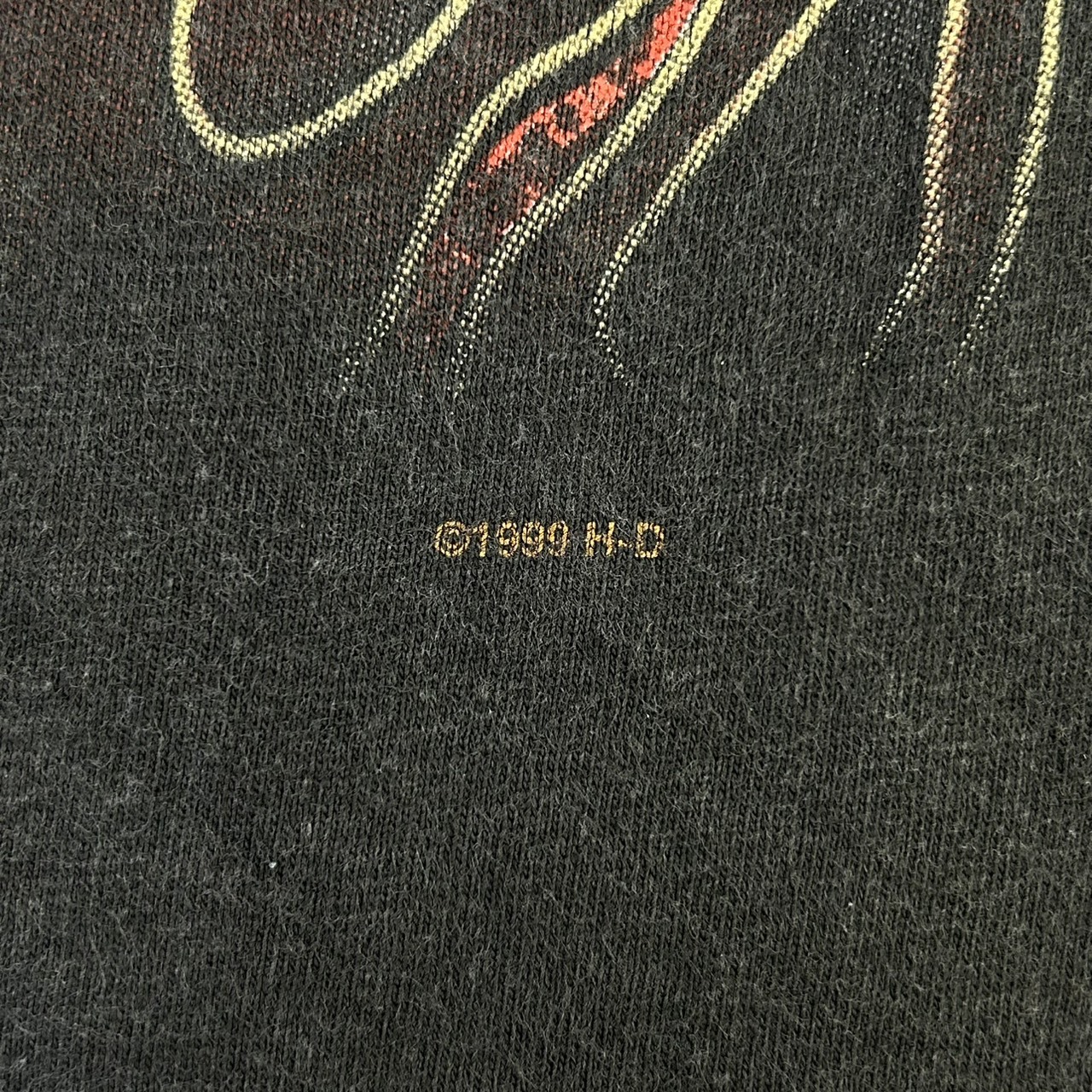 HARLEY-DAVIDSON フレイムプリント ロングスリーブTシャツ ブラック XXL ビッグサイズ の画像 7