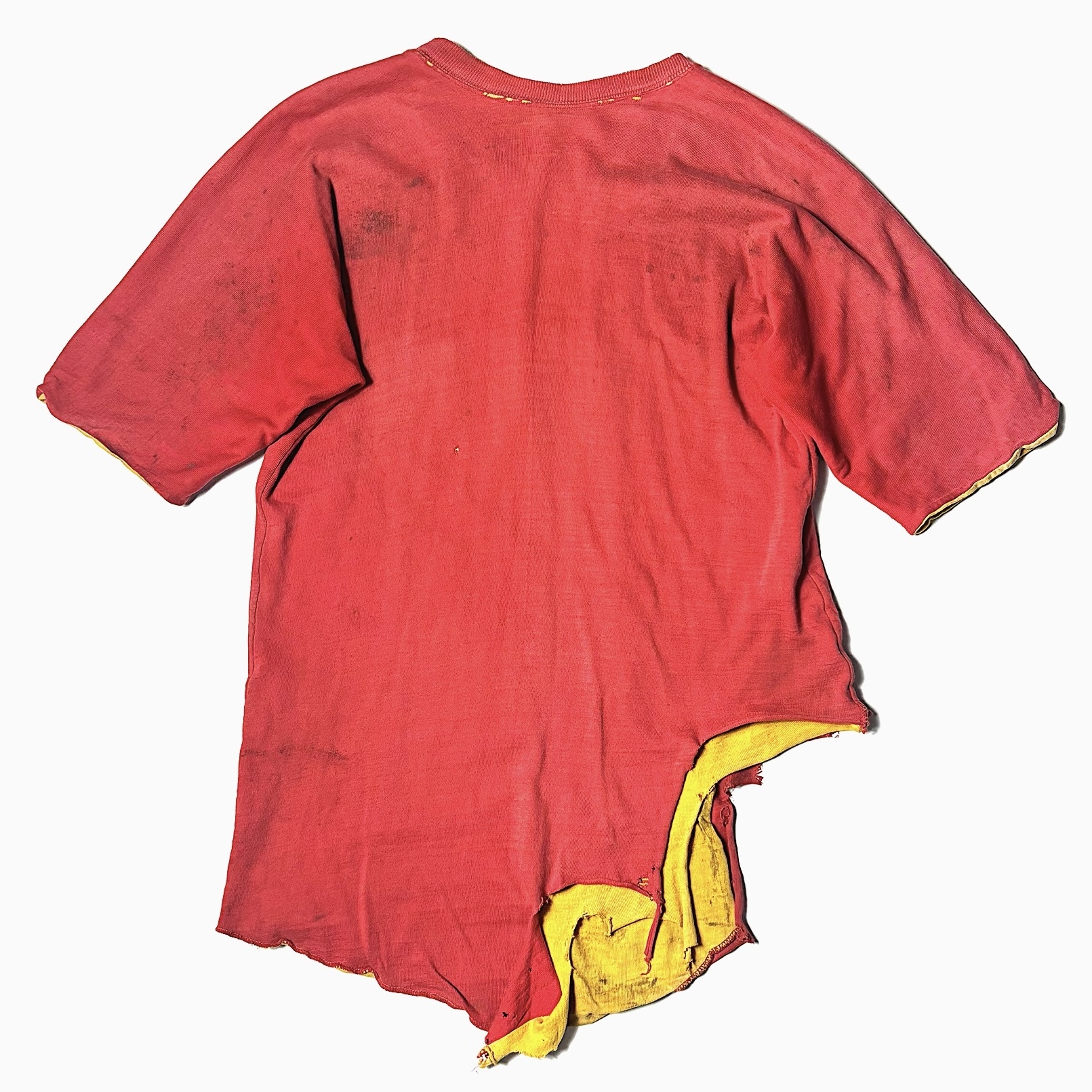 Vintage 70's "ENCINA PHYSICAL ED." Reversible Grunge T-shirt の画像 2