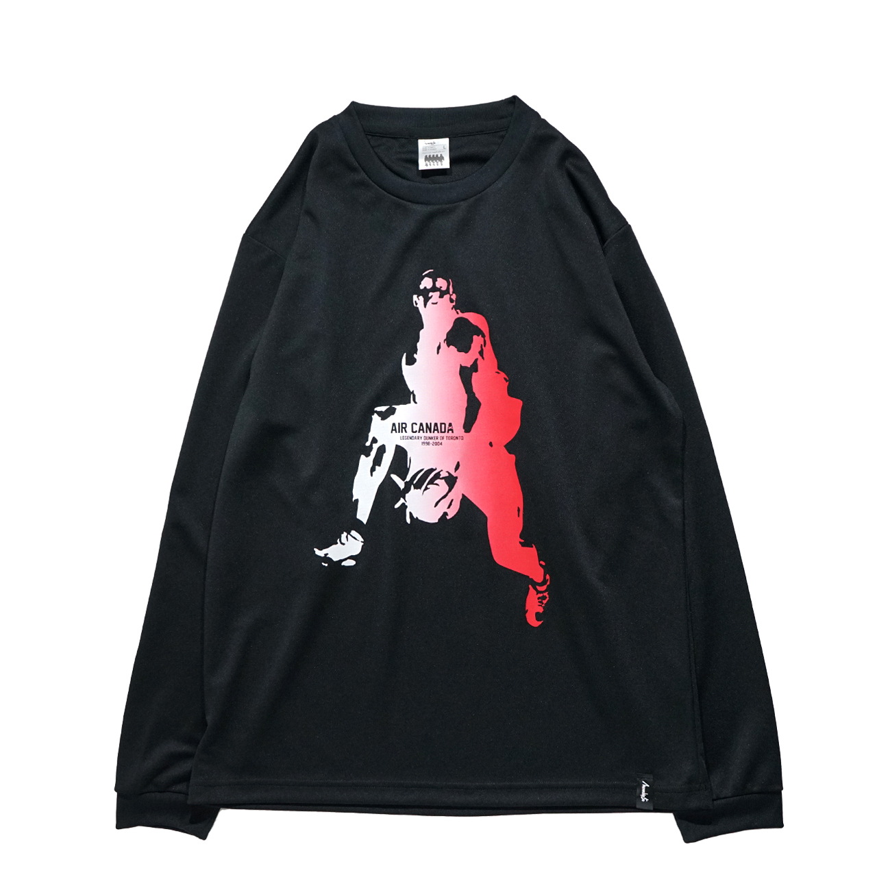 AIR CANADA L/S PL <Black×White×Red> - 画像1