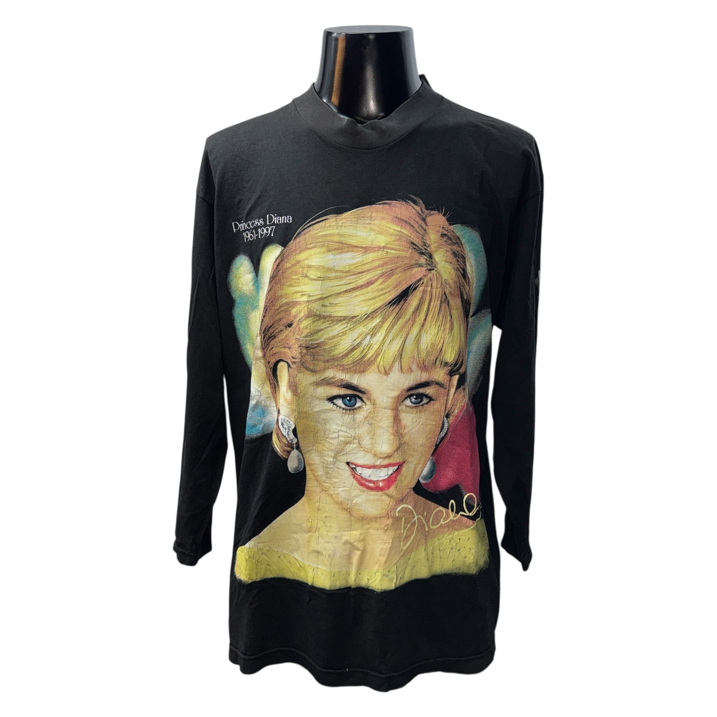 【PRINCESS DIANA】プリンセス・ダイアナ メモリアル フォトプリント ロングスリーブTシャツ