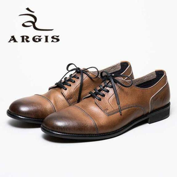 アルジス レザー シューズ カジュアル メンズ 靴 Argis 21138 グレー