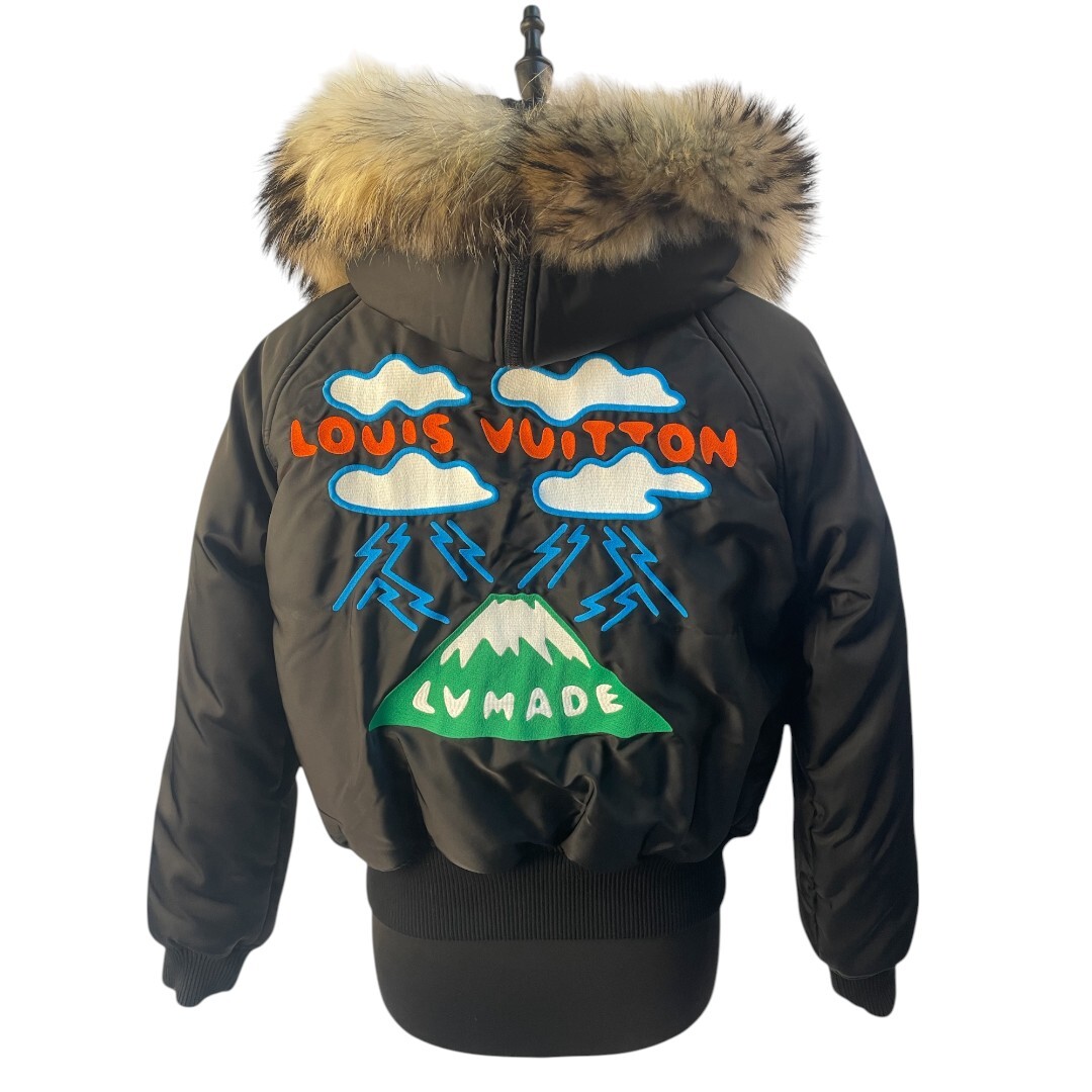 【LOUIS VITTON】ルイヴィトン NIGOコラボ エンブロイダリーLVマウンテンアビエイターブルゾン HUMAN MADE ヒューマンメイド