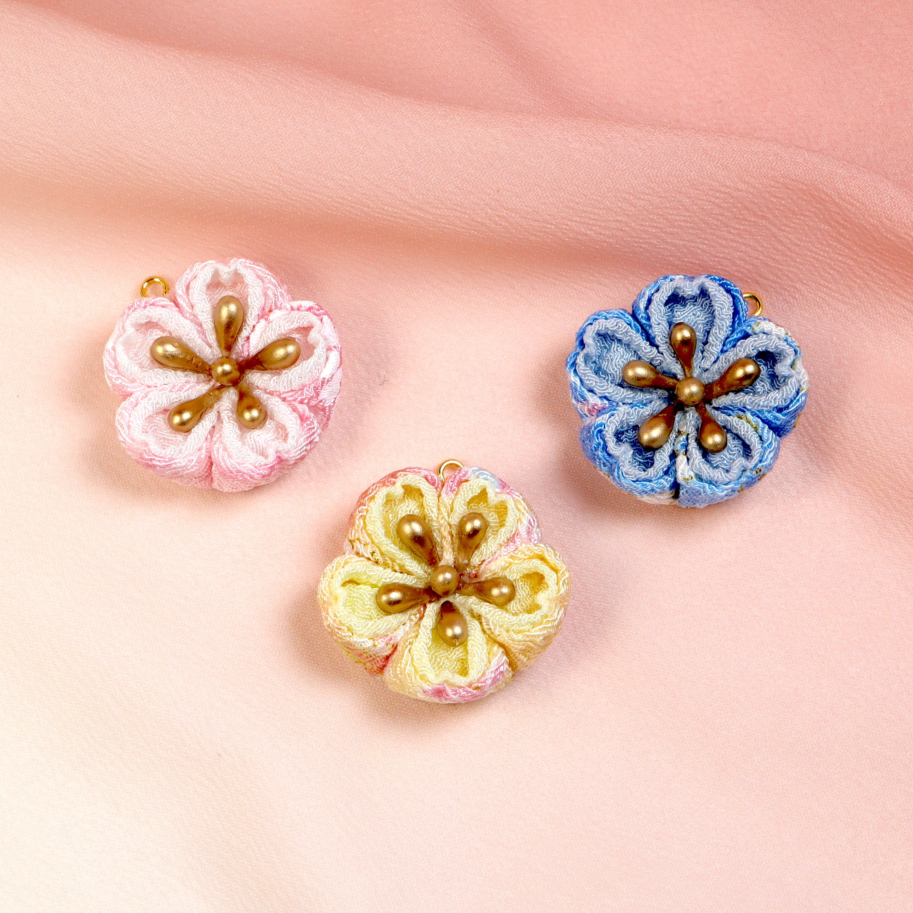 チャーム ちりめん花サクラ Tabby S Code チャーム ちりめん花サクラ Tabby S Code
