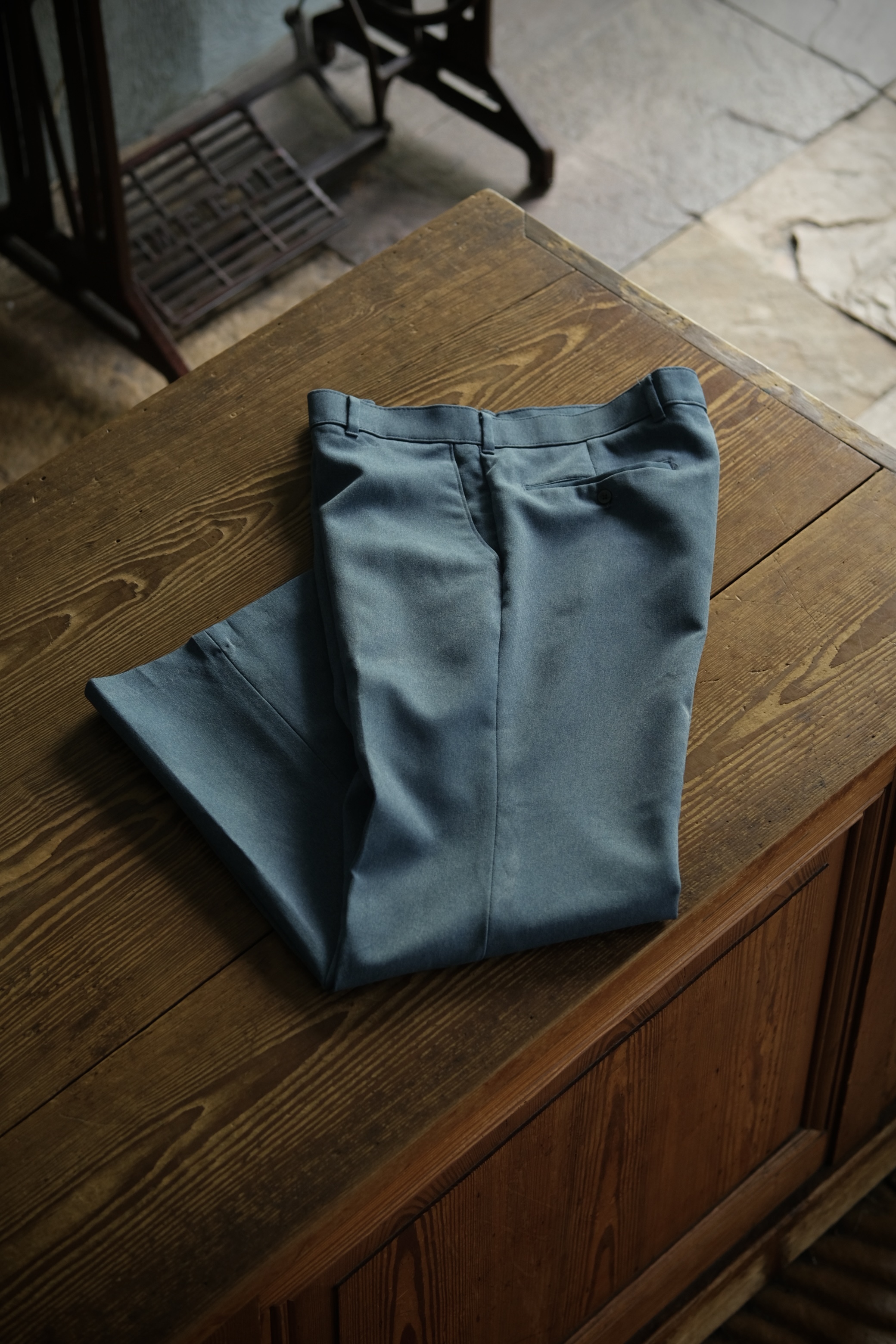 Utah/80-90's "LEVI'S" ACTION SLACKS/blue