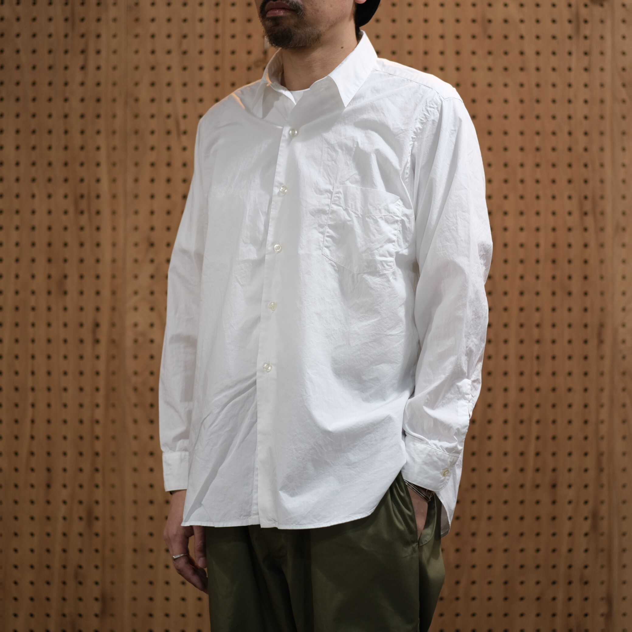 Ciota シオタ スビンコットン タイプライター シャツ ホワイト Shlm 101m Roamers And Seekers Ciota シオタ スビンコットン タイプライター シャツ ホワイト Shlm 101m Roamers And Seekers