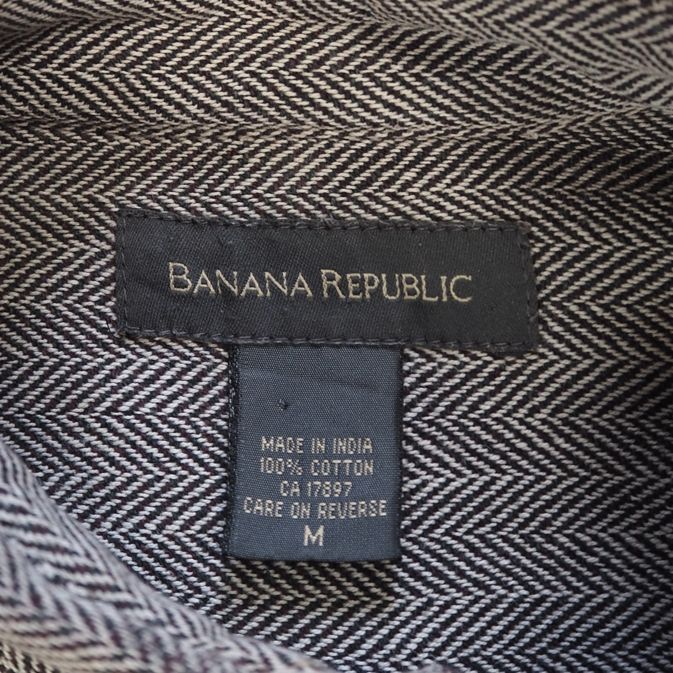 Banana Republic ヘヴィネル グレー Mサイズ の画像 9