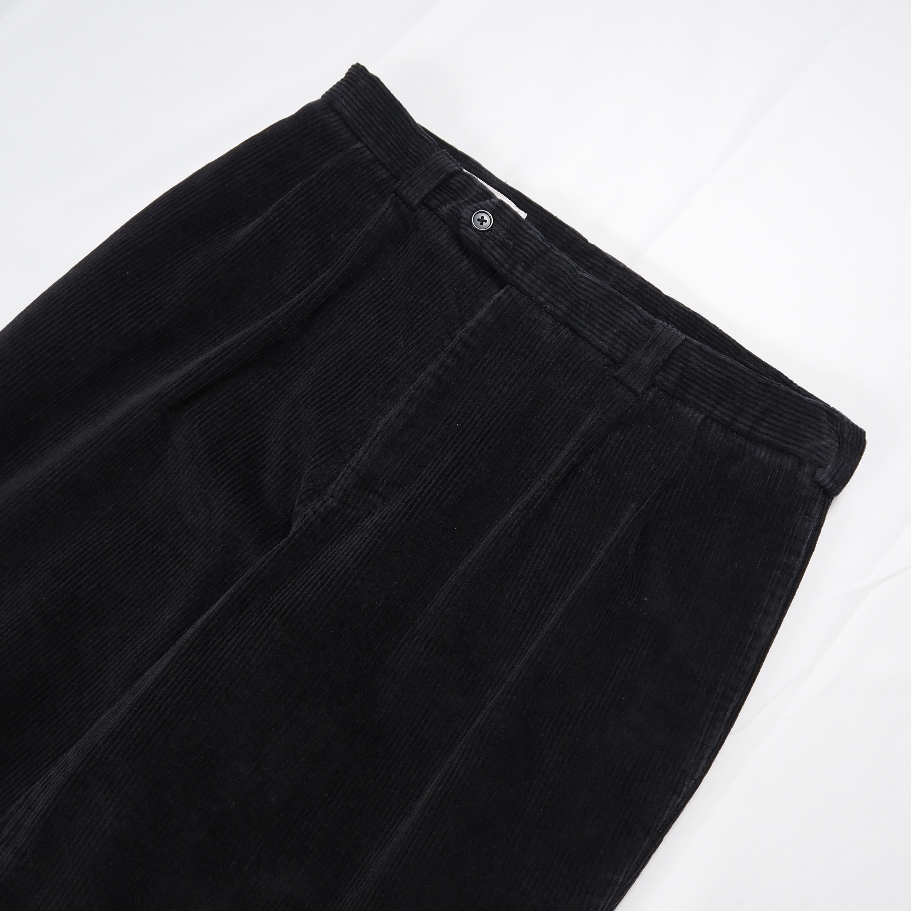 90’s Perry Ellis 太畝コーデュロイパンツ ブラック 32×30 の画像 2
