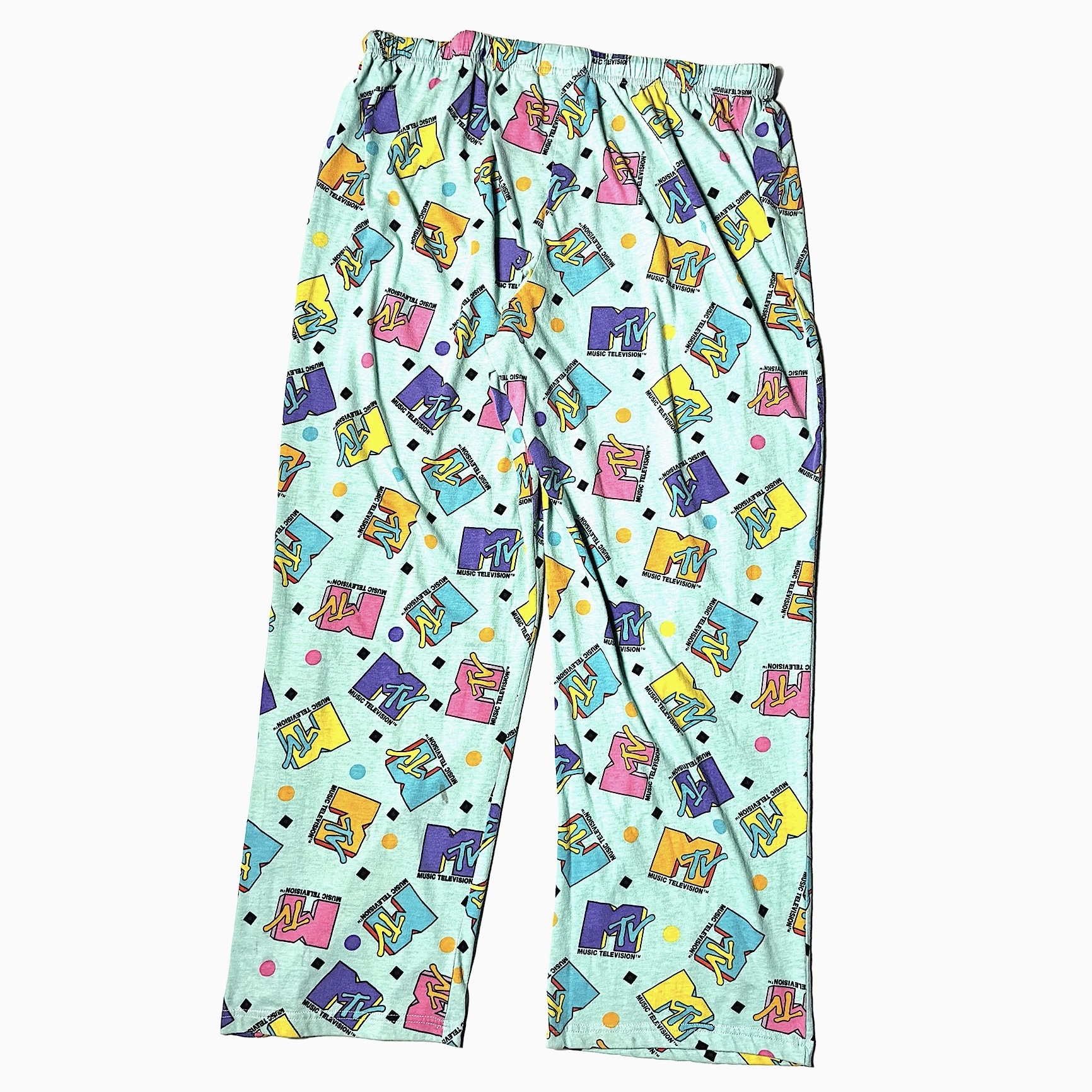 Y2K【MTV】"MUSIC TELEVISION" Pajama Pants の画像 2