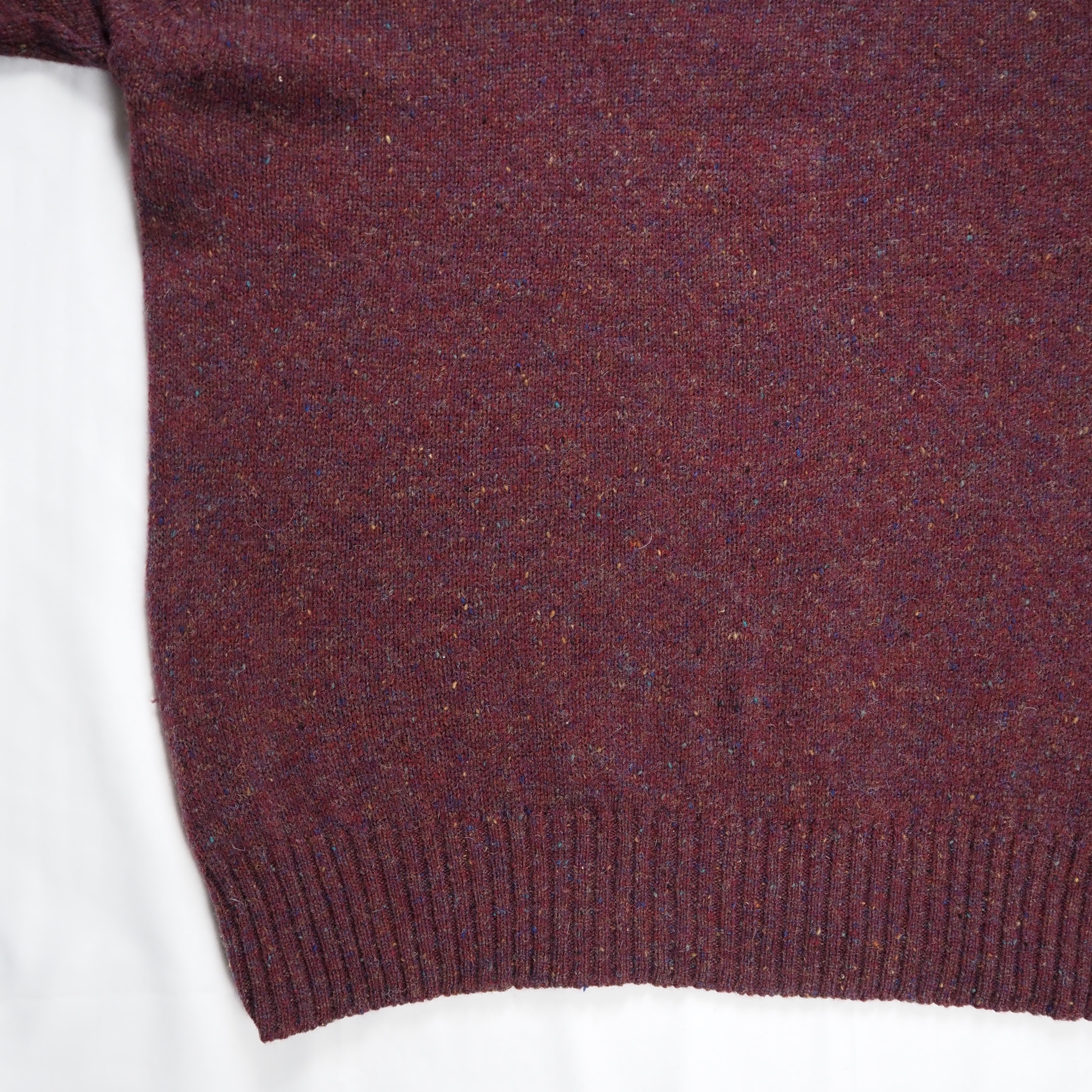 Pendleton ウールニット バーガンディ XL の画像 16