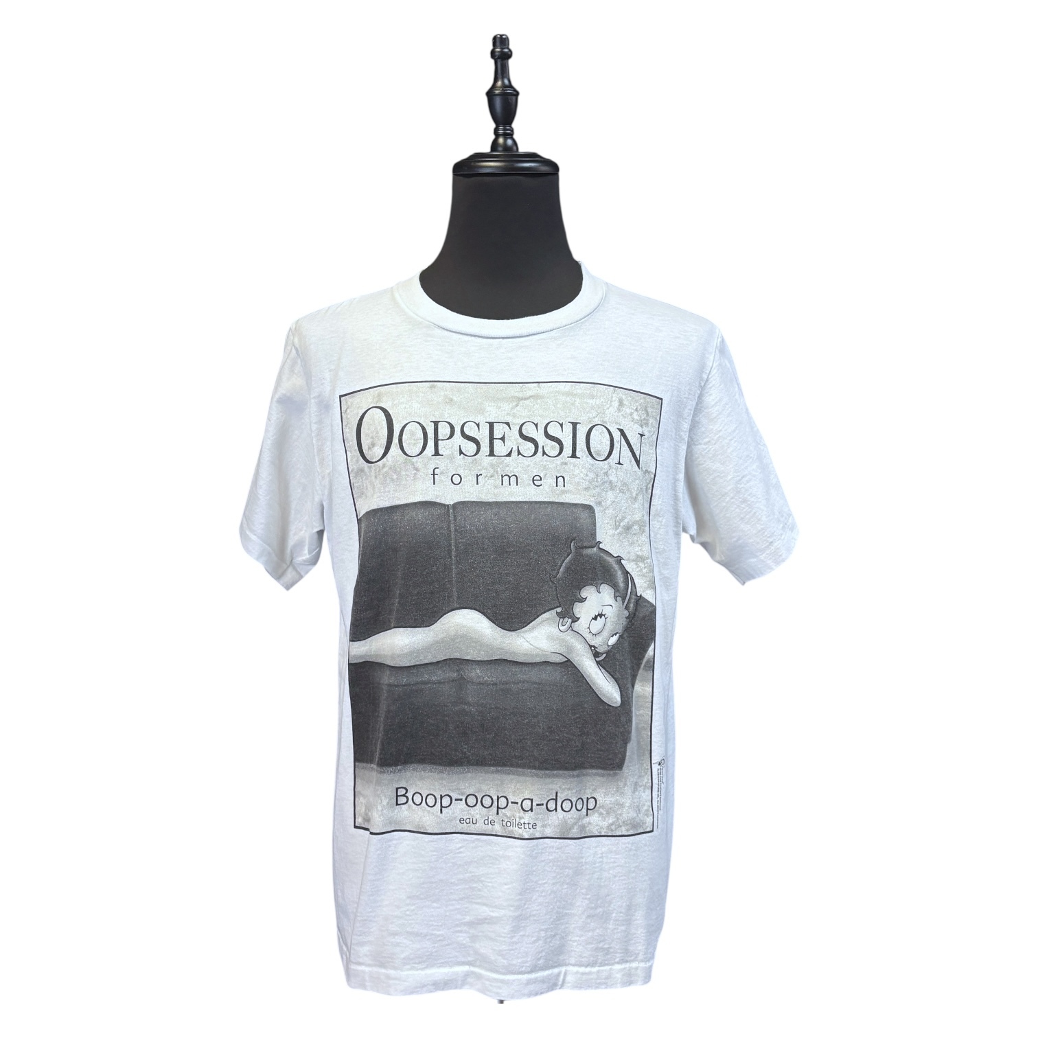 【Betty Boop  “OOPSESSION for men】ベティブープ セクシーアート Tシャツ 90’s L
