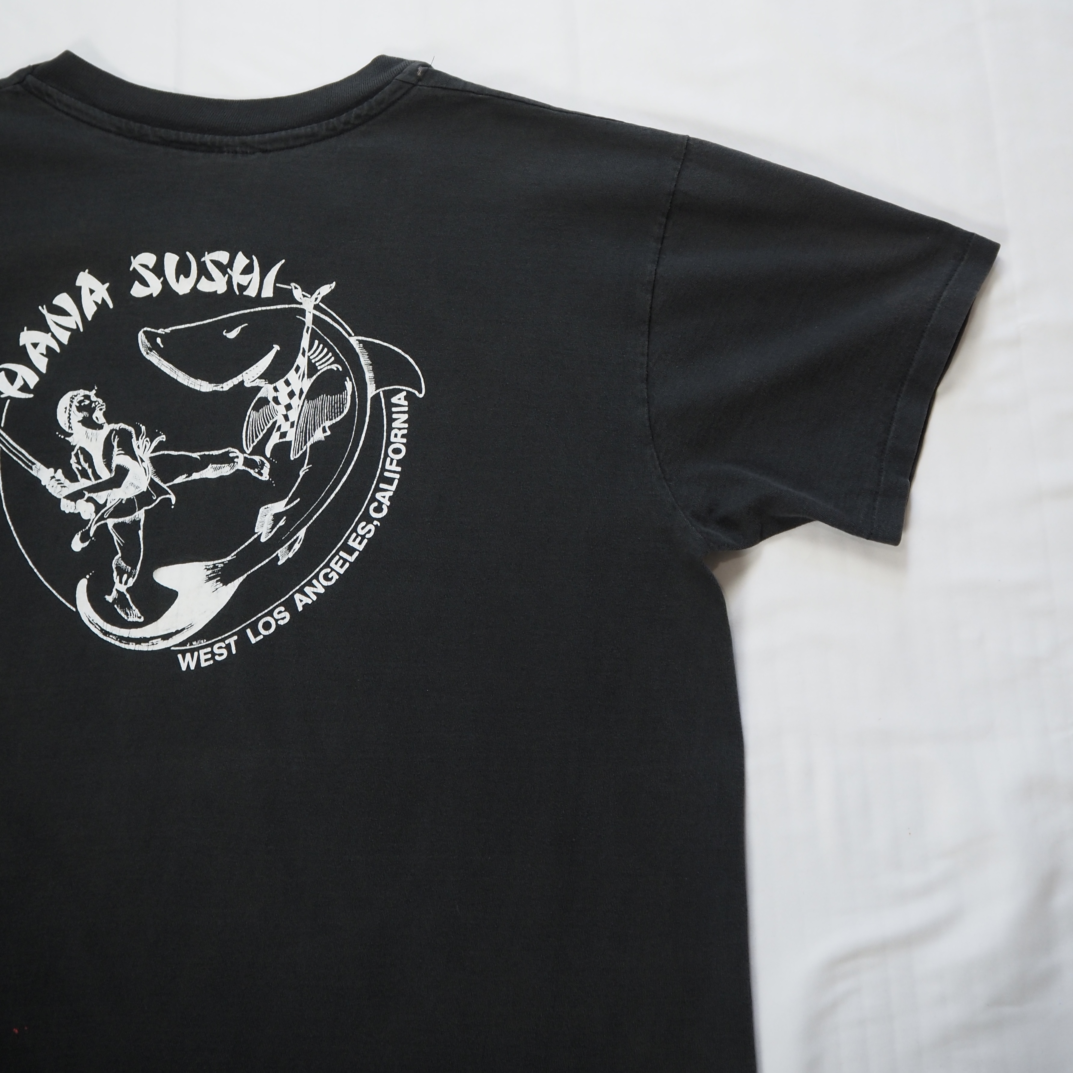 90’s Anvil Tシャツ 寿司 ブラックフェード の画像 6
