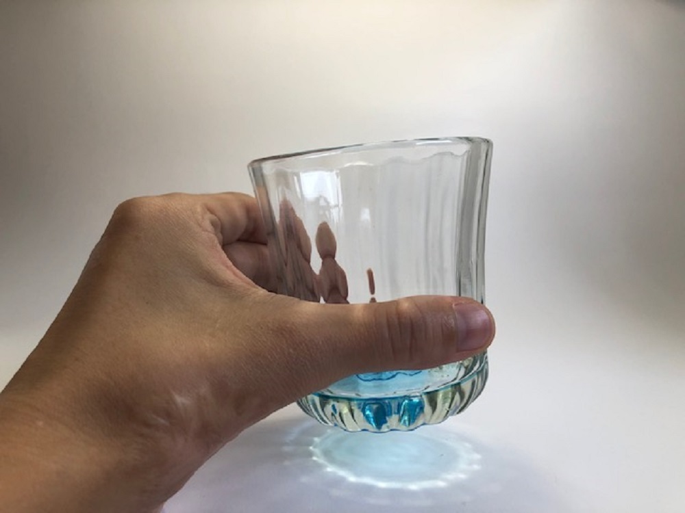 琉球グラス 水色 ロックグラス ウィスキーグラス 焼酎グラス お洒落グラス 沖縄 土産 プレゼント ギフト 贈り物 Okinawajapan