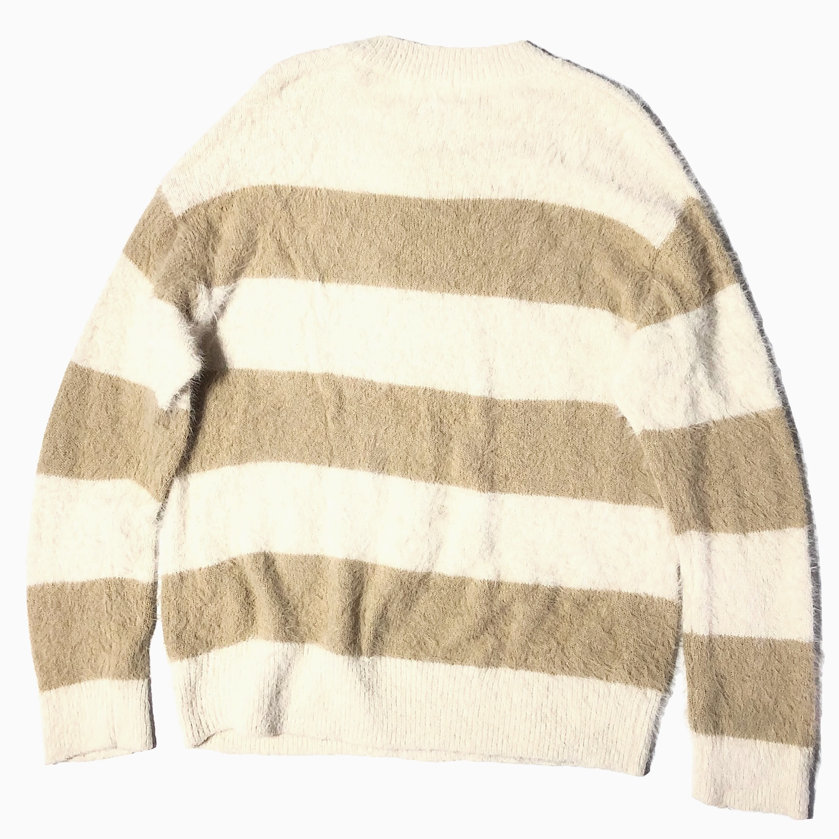 Vintage Striped Shaggy Knit Sweater の画像 2