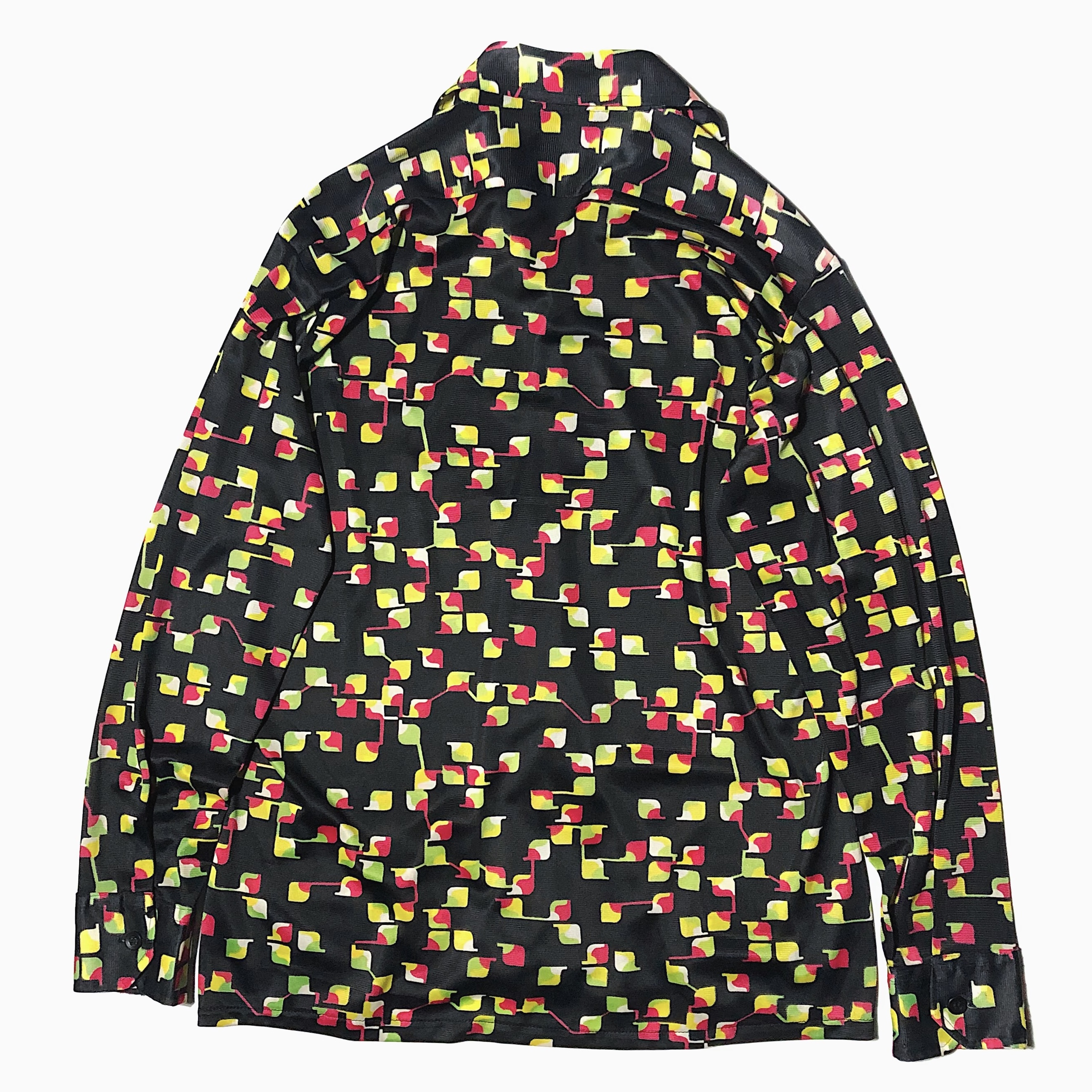 Vintage 70's【FRUIT OF THE LOOM】Polyester Shirt の画像 2