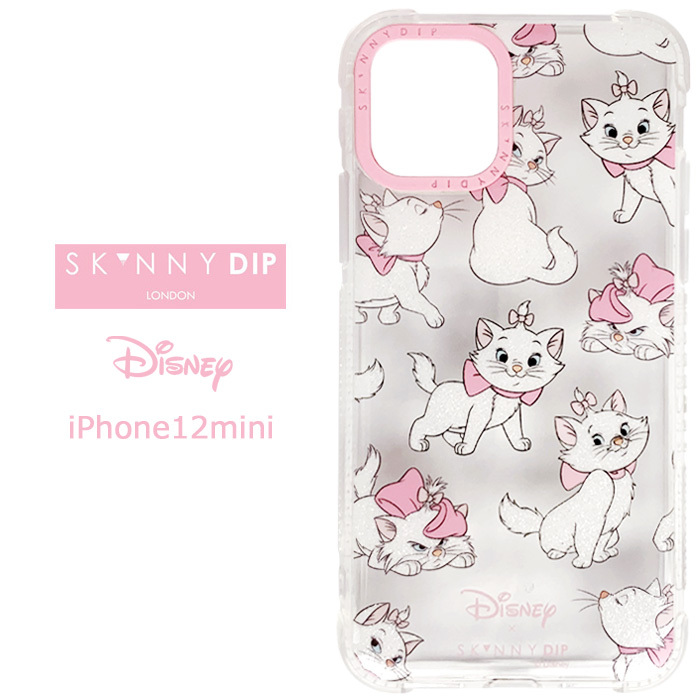 Iphone12mini ディズニー マリーちゃん X Skinnydip Tpu クリア ケース カバー スキニーディップ ソフト ソフトケース クリアケース 透明 キャラクター グッズ おしゃれキャット マリー アイフォン トゥエルブ ミニ Iphone 12 Mini スマホカバー スマホケース S Ss 7h144