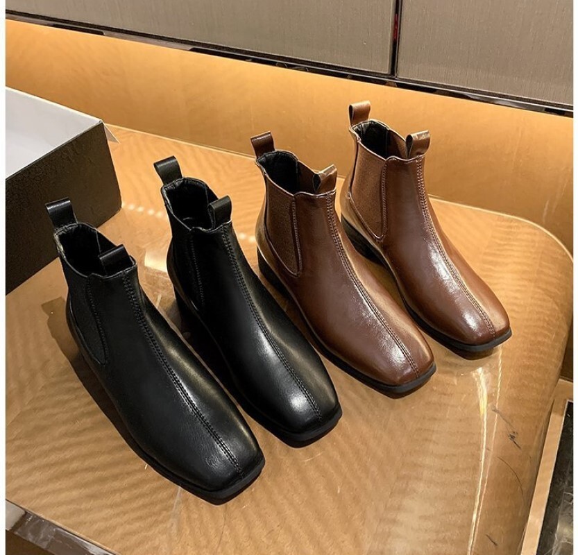 レザーショートブーツ レザーブーツ ショートブーツ シンプル Pu カジュアル フォーマル レディース かっこいい 春 秋 冬 レトロ 上品 Ichain レザーショートブーツ レザーブーツ ショートブーツ シンプル Pu カジュアル フォーマル レディース かっこいい 春 秋 冬 レトロ 上品 Ichain