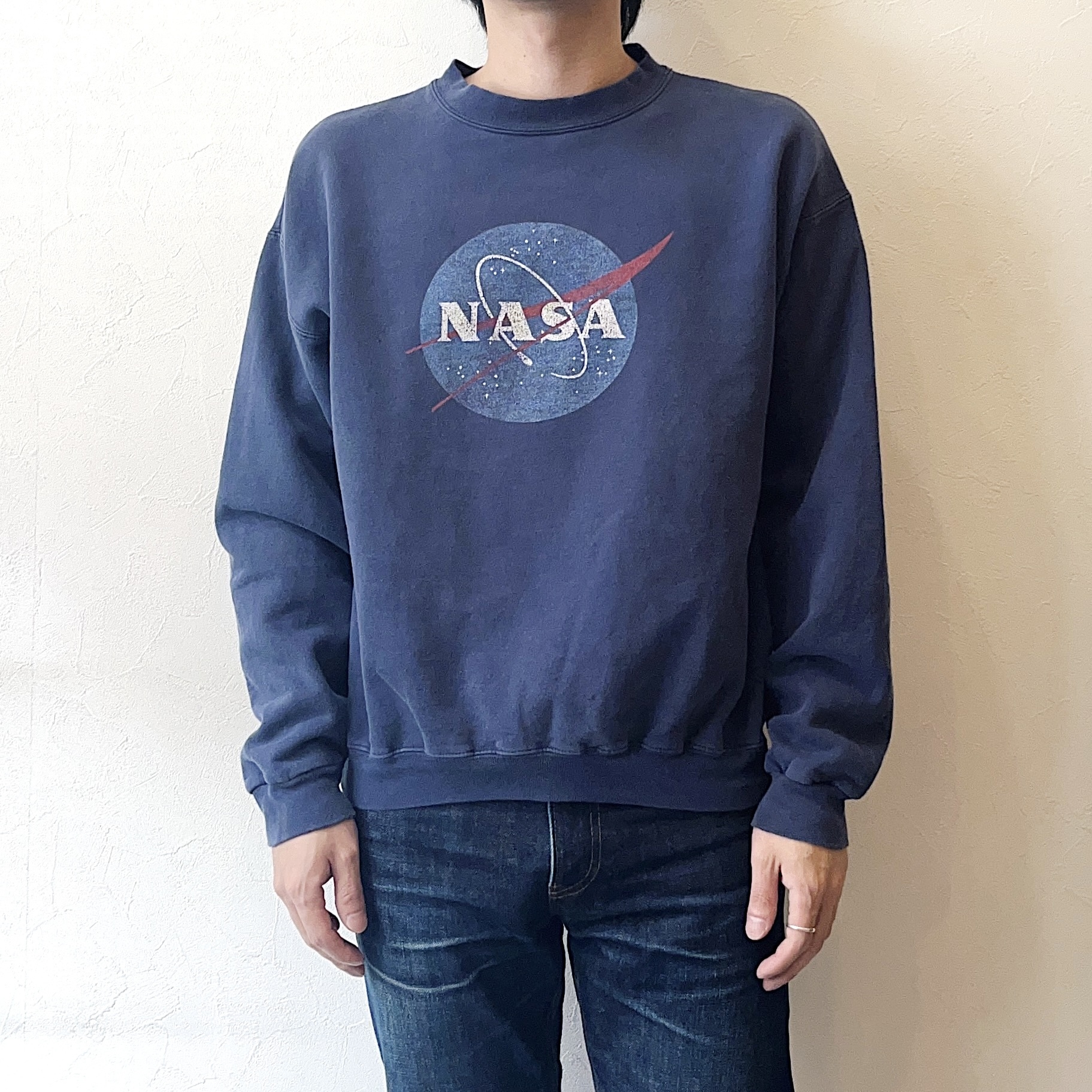 Vintage 90's【Hanes】"NASA" Faded Sweat の画像 3