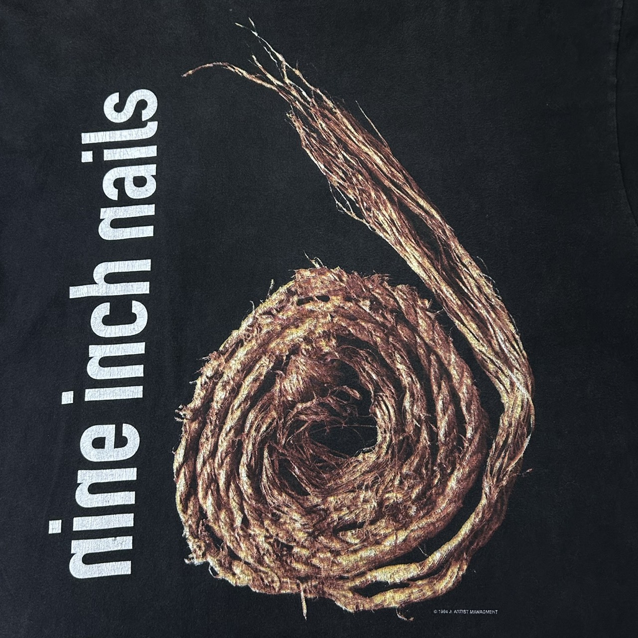 90s Nine Inch Nails “Further Down The Spiral” Vintage Band T-Shirt XL の画像 5