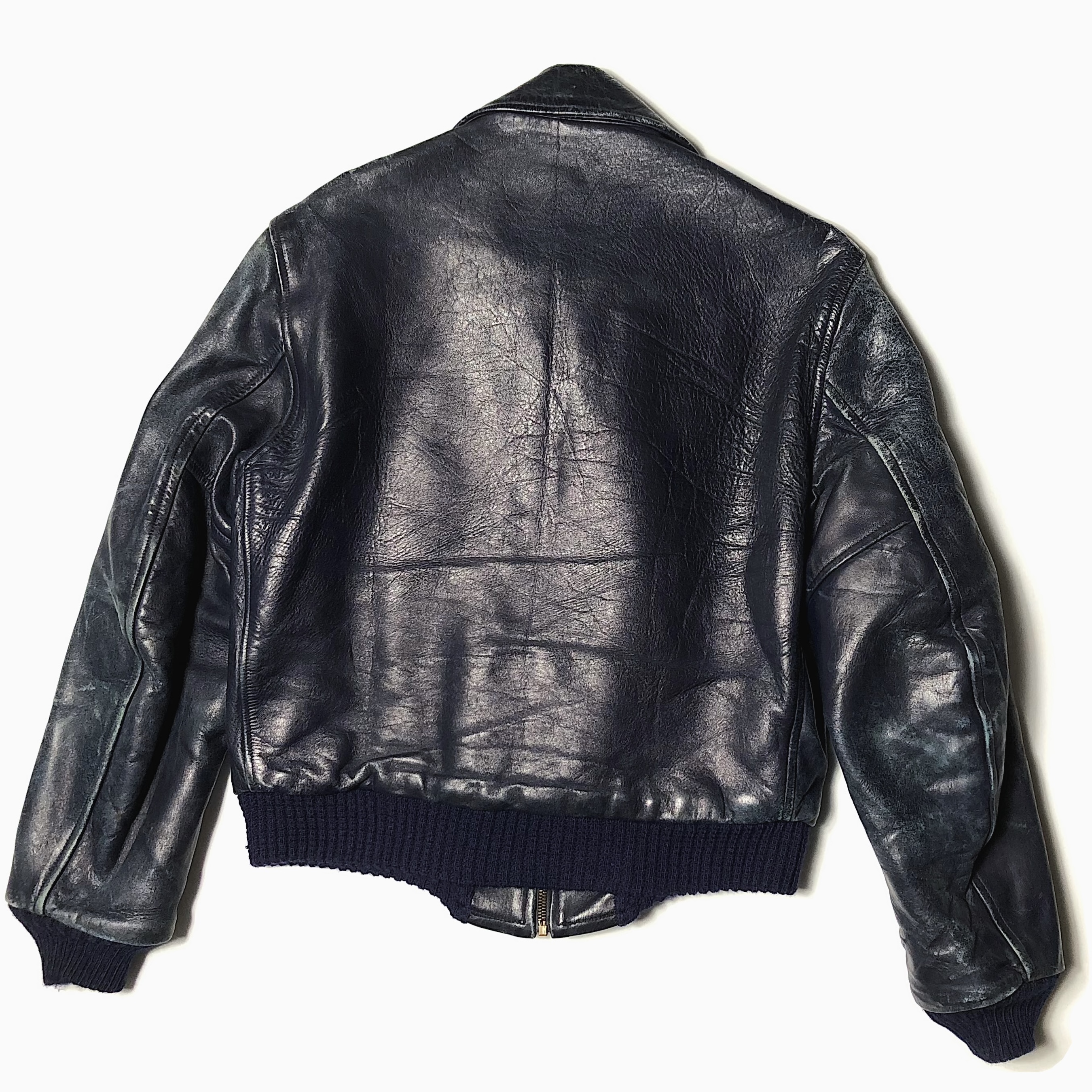 Vintage 40〜50's【Admiral Byrd SPORTS APPAREL】Leather Jacket の画像 2