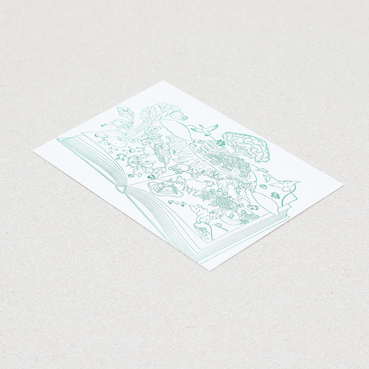 活版ポストカード 飛び出す絵本 Online Shop Studio Conte