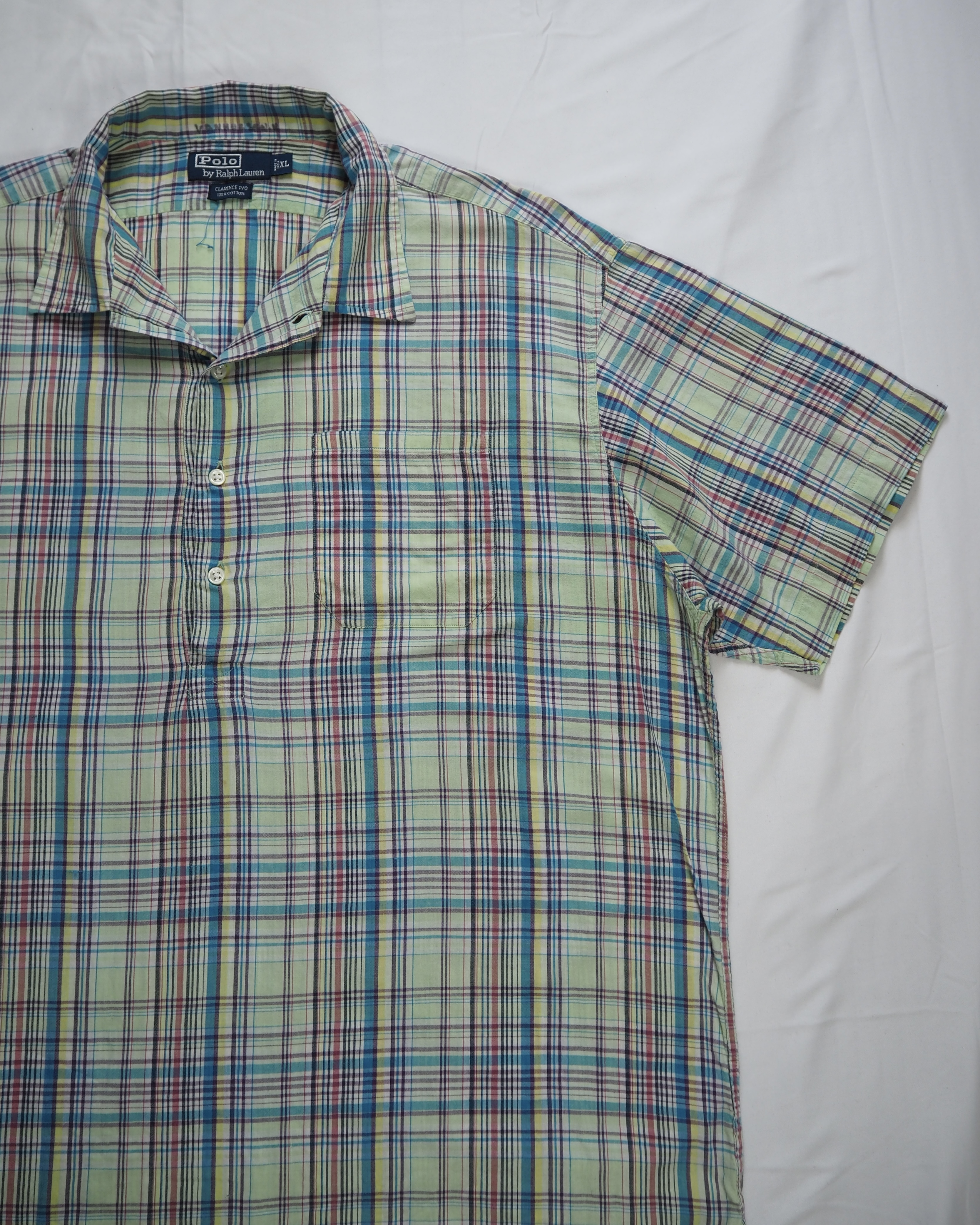 90’s Ralph Lauren コットンプルオーバーシャツ XL の画像 5