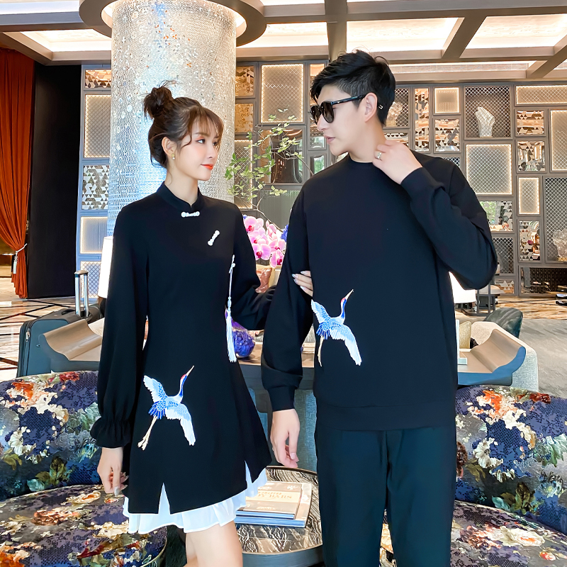 鶴 チャイナ ワンピース 0847 メンズプルオーバー カップル ペアルック リンクコーデ カジュアル お揃い デート チャイナ服 チャイナドレス 夫婦 親子 カップルのリンクコーデ専門店 Pair Cele ペアセレ 鶴 チャイナ ワンピース 0847 メンズプルオーバー カップル ペアルック リンクコーデ カジュアル お揃い デート チャイナ服 チャイナドレス 夫婦 親子 カップルのリンクコーデ専門店 Pair Cele ペアセレ