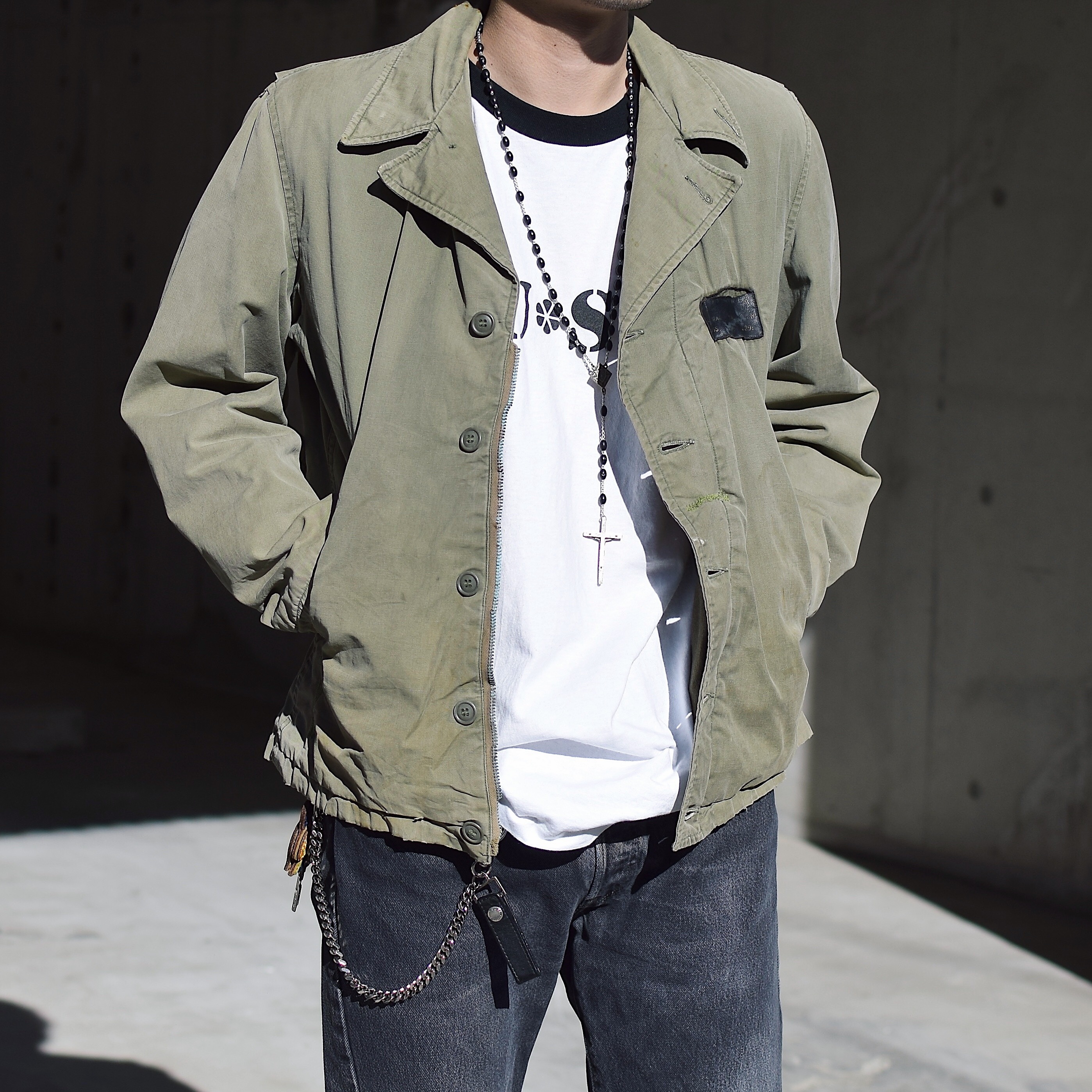Vintage 40's N-4 U.S.NAVY Field Jacket の画像 3