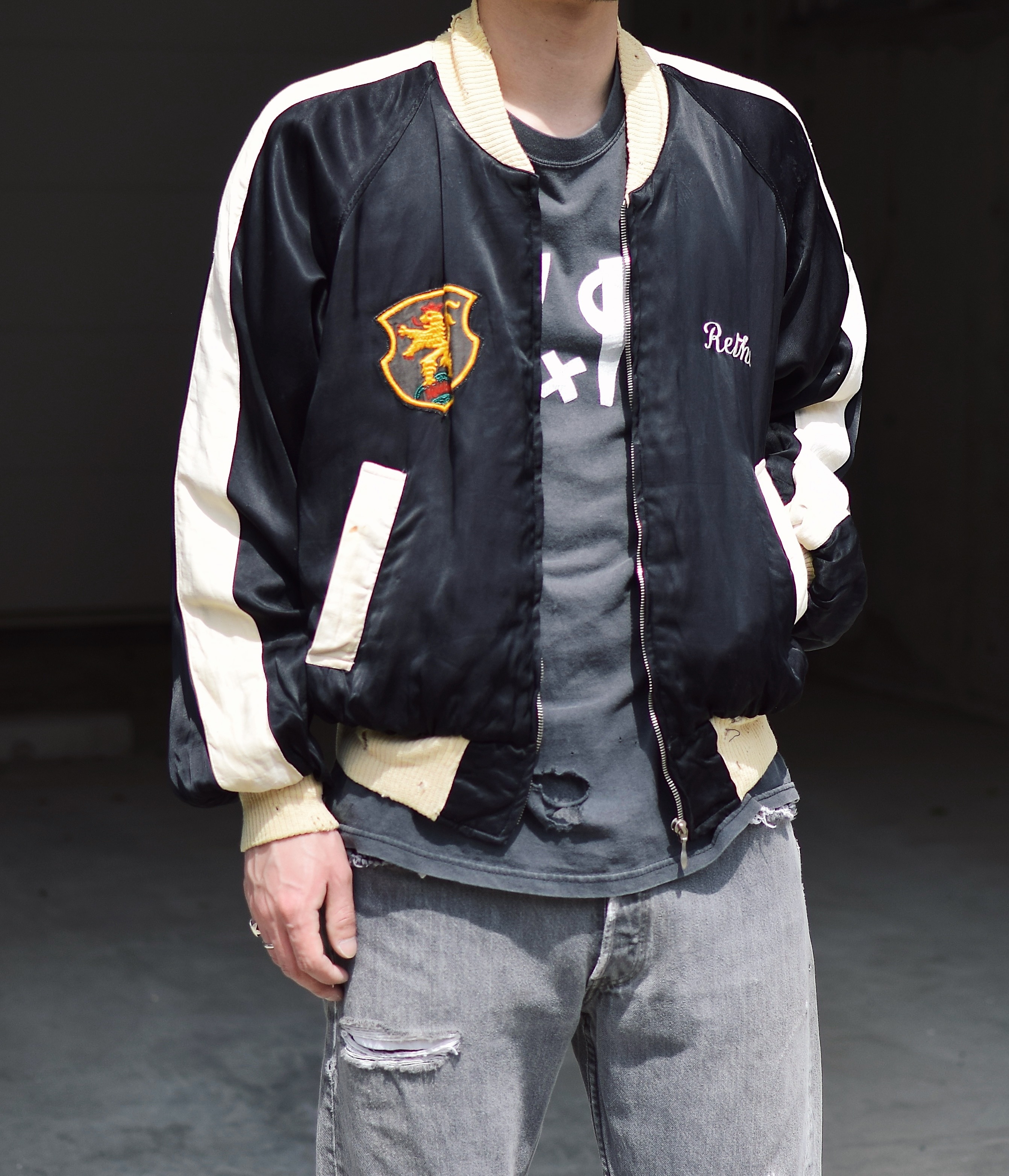 Vintage 50～60's "Heidelberg GERMANY" Souvenir Jacket の画像 3